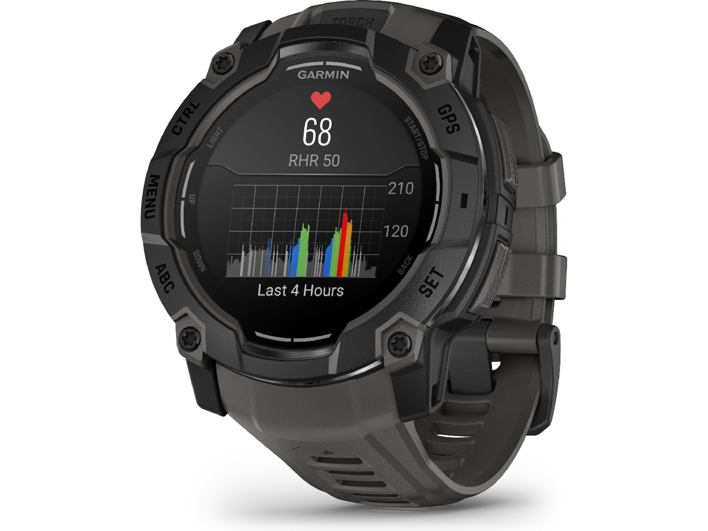 Garmin Instinct 3 AMOLED 50mm (svart/kol) Smartwatches