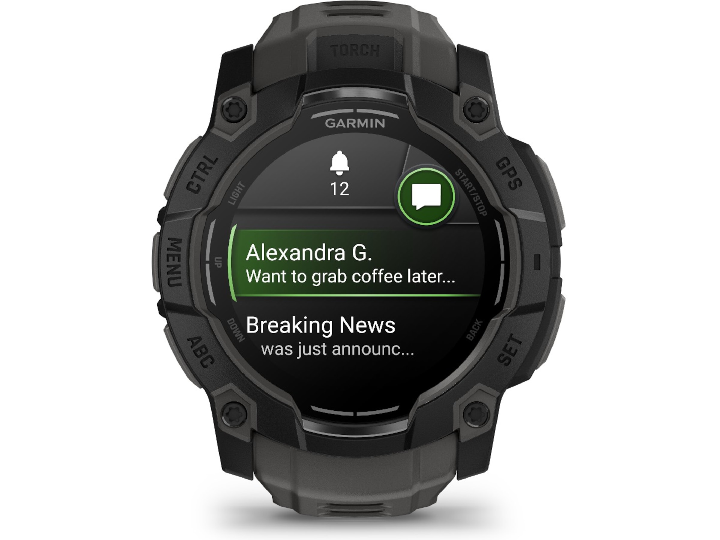 Garmin Instinct 3 AMOLED 50mm (svart/kol) Smartwatches