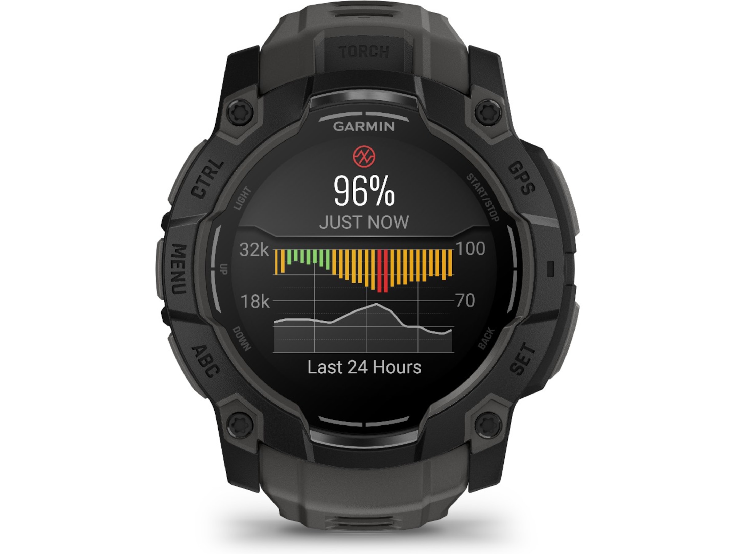 Garmin Instinct 3 AMOLED 50mm (svart/kol) Smartwatches