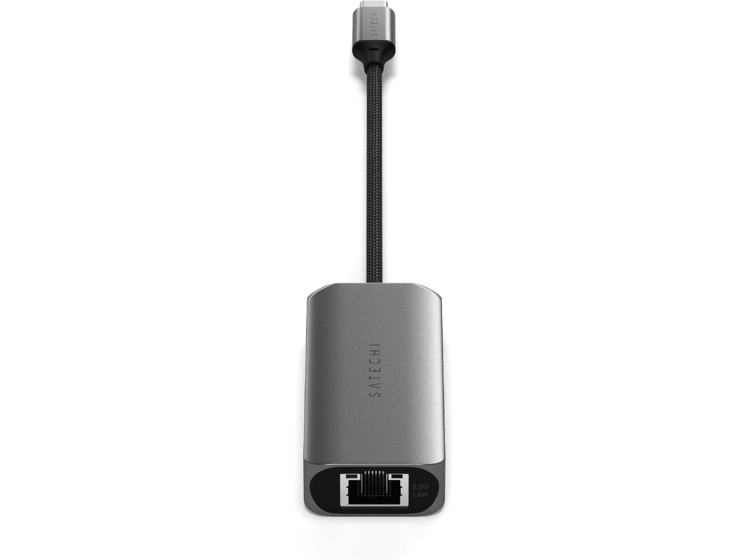Satechi 4-in-1 USB-C och Ethernet docking (rymdgrå) Dockningsstation och USB-hub