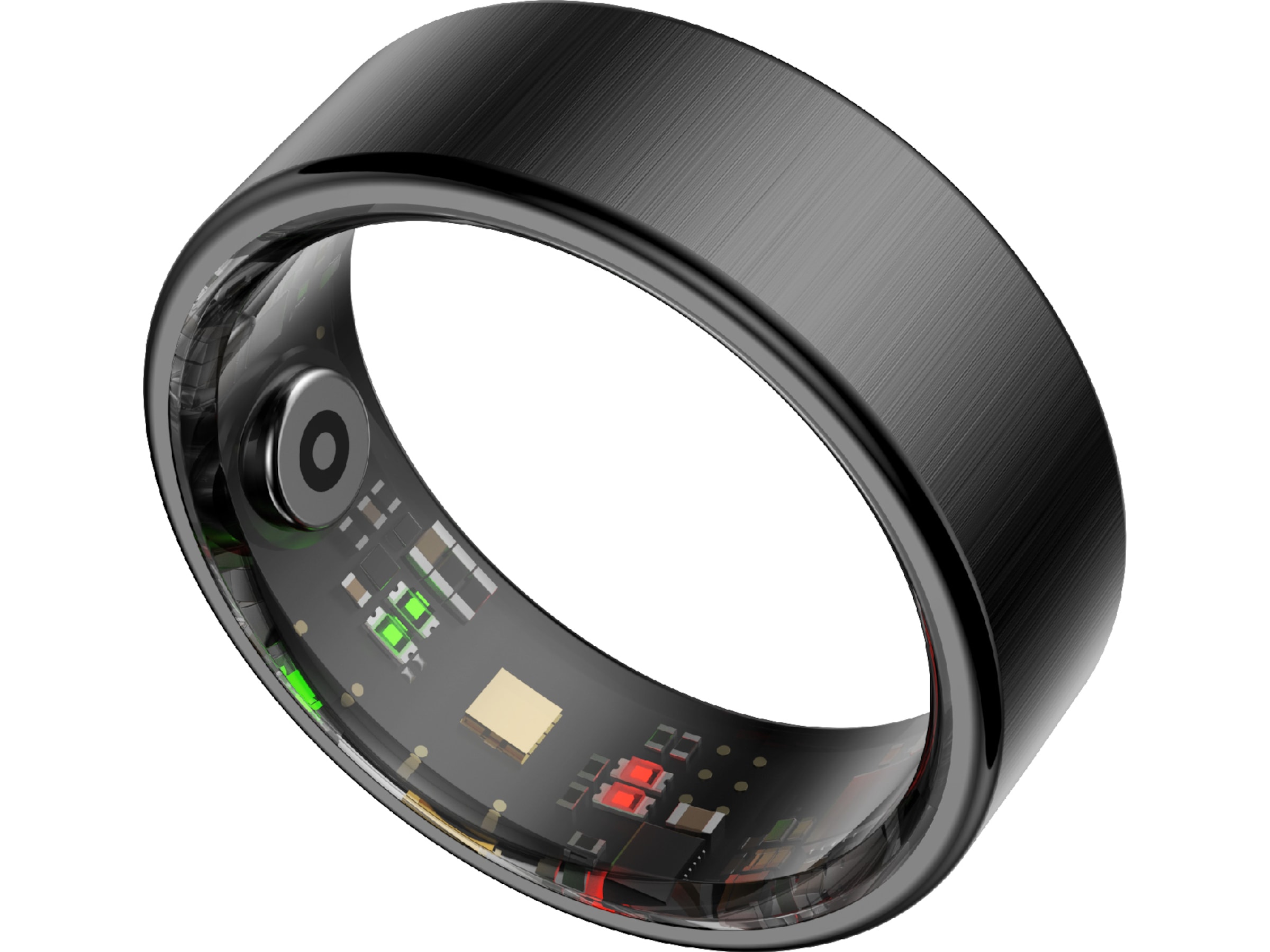 Haale II Smart Ring str. 12 (matt svart) Smart ring