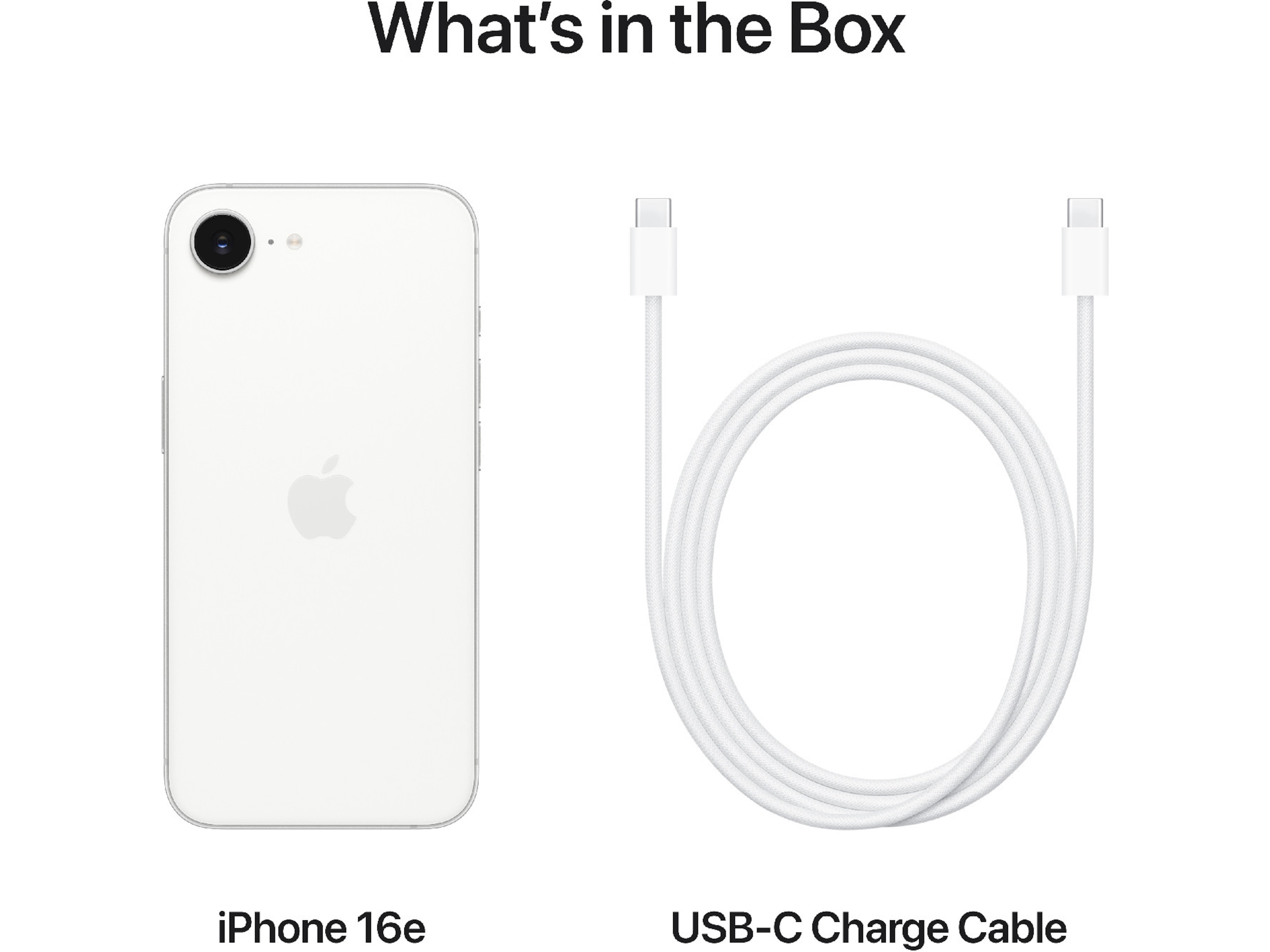 iPhone 16e 512GB (vit) Mobiltelefoner