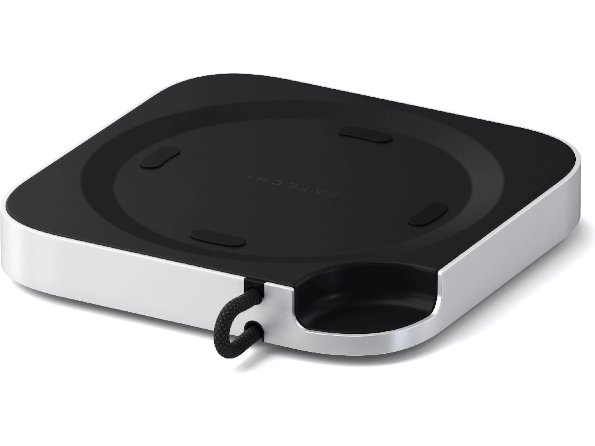 Satechi Mac Mini M4 Stand & Hub (silver) Dockningsstation och USB-hub