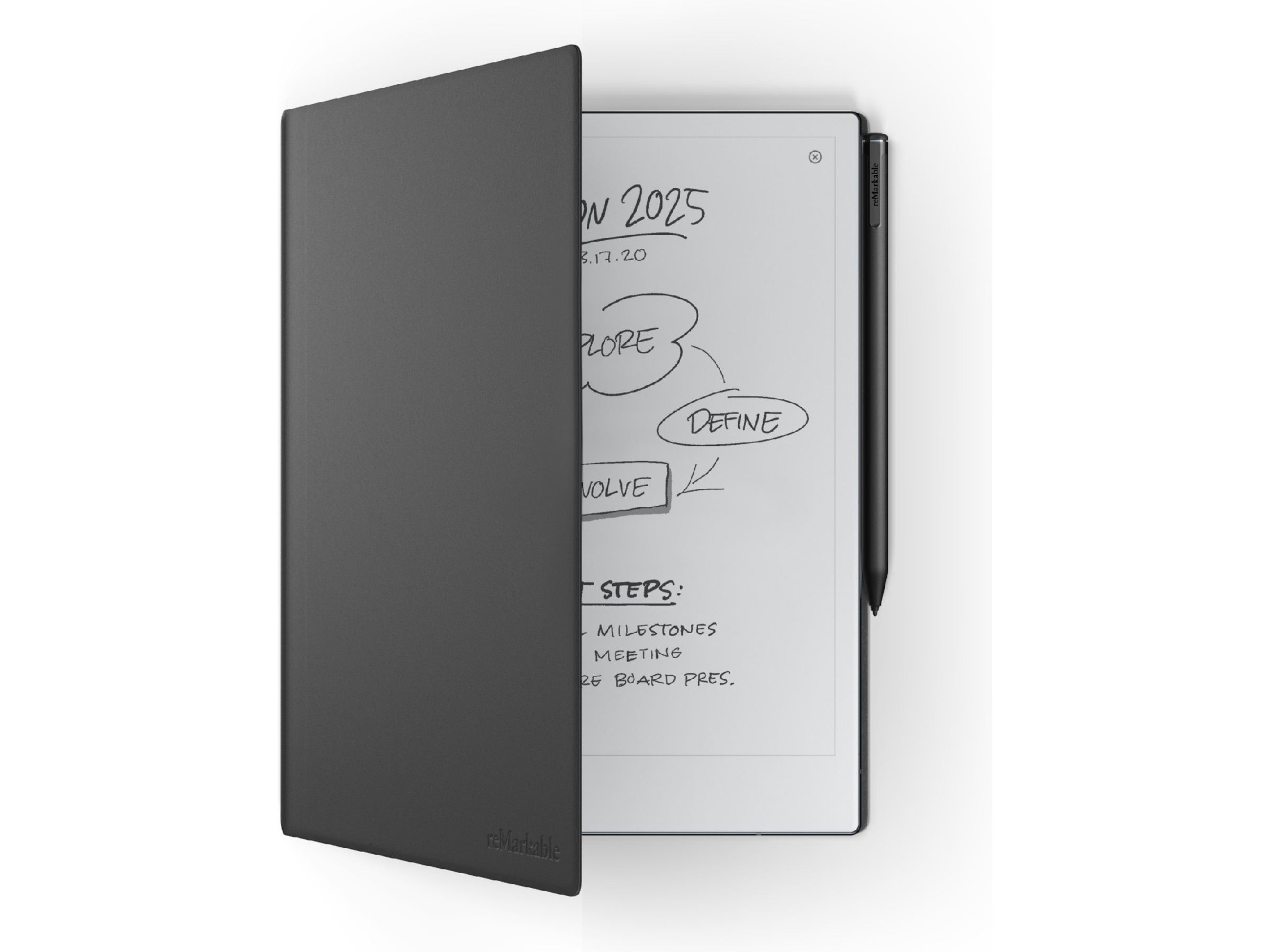 reMarkable 2 Book Folio (svart) Digitala anteckningsblock och tillbehör
