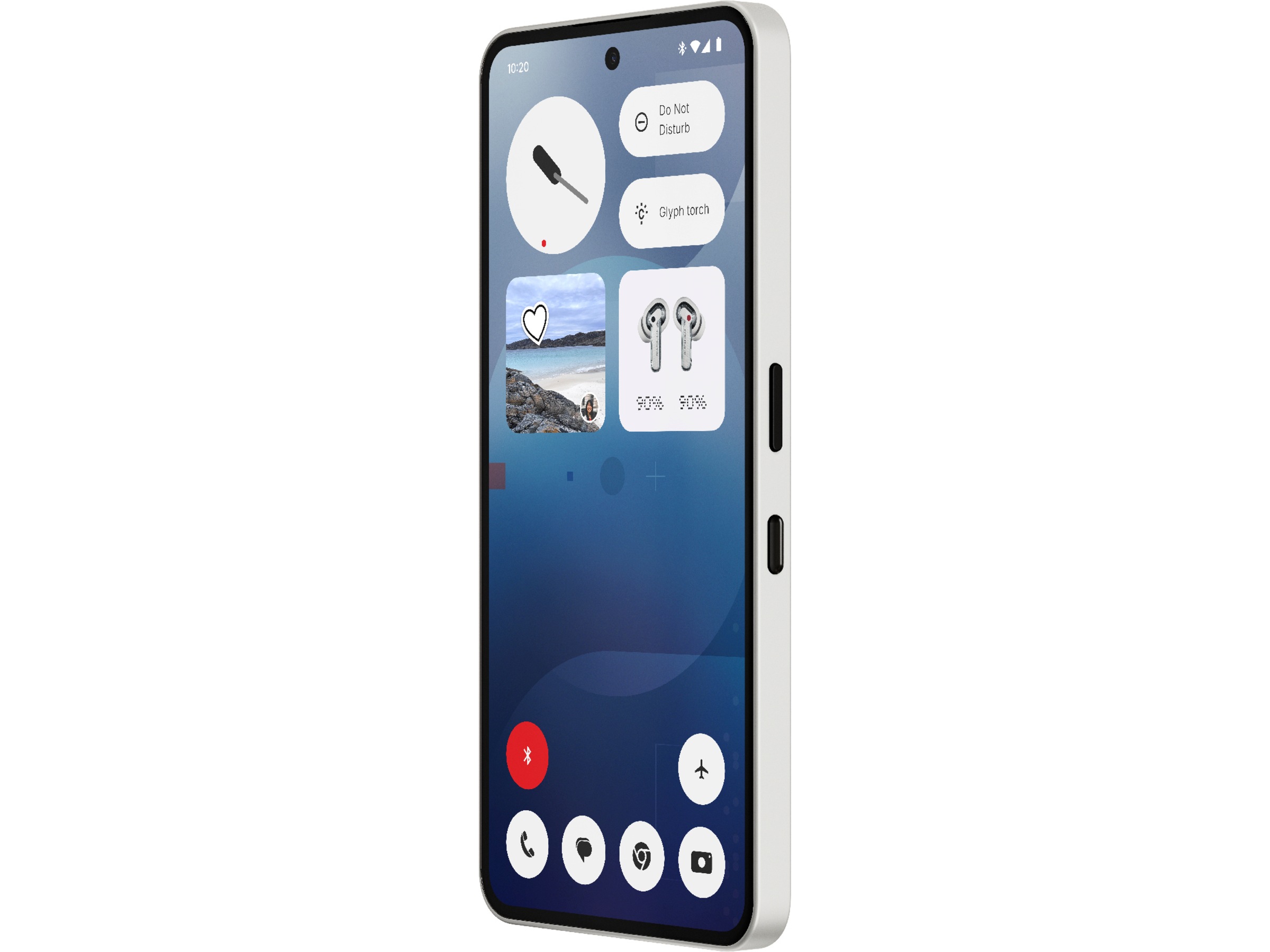 Nothing Phone (3a) 256GB (vit) Mobiltelefoner