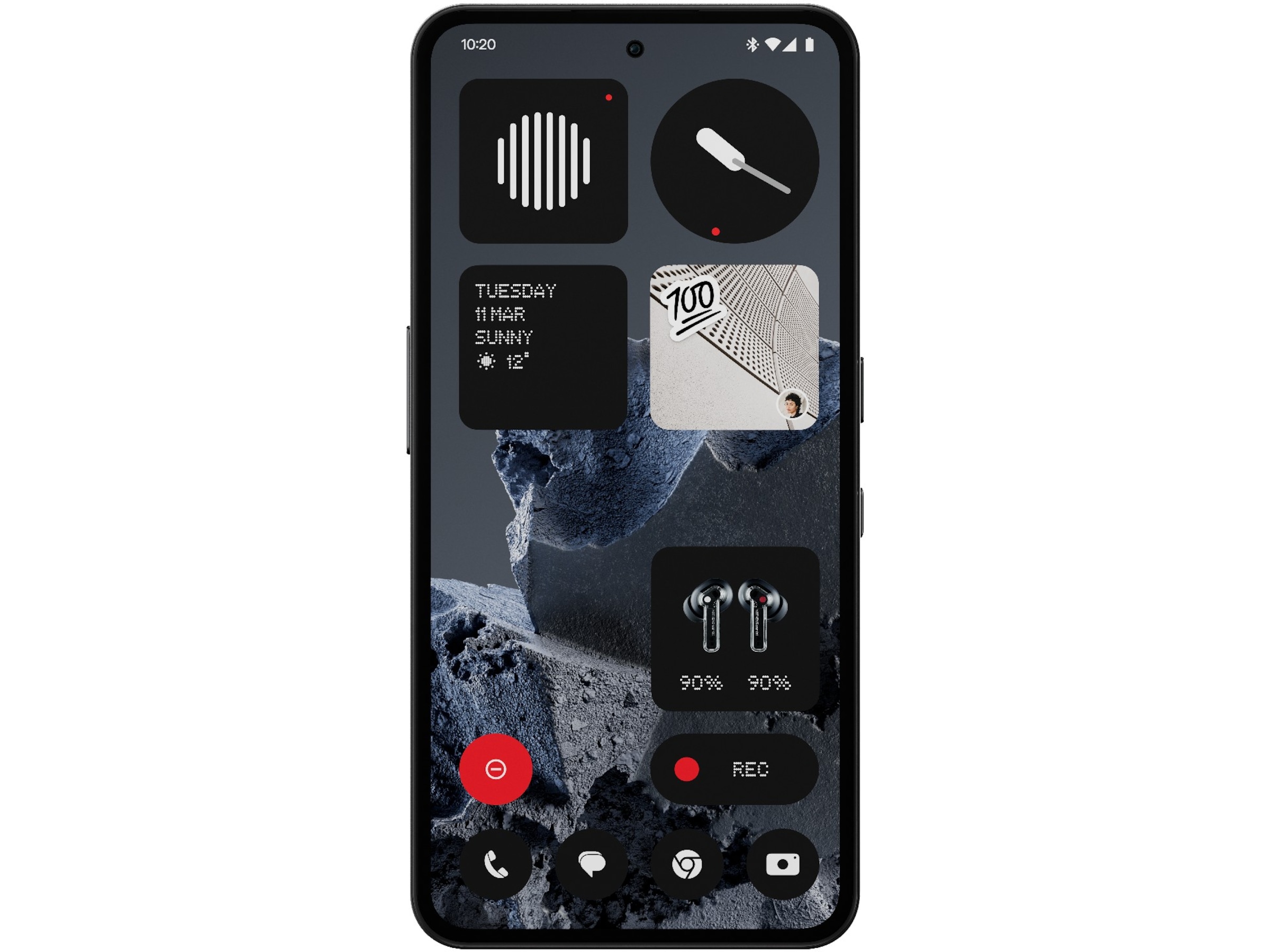 CMF Phone 2 Pro 128GB (svart) Mobiltelefoner