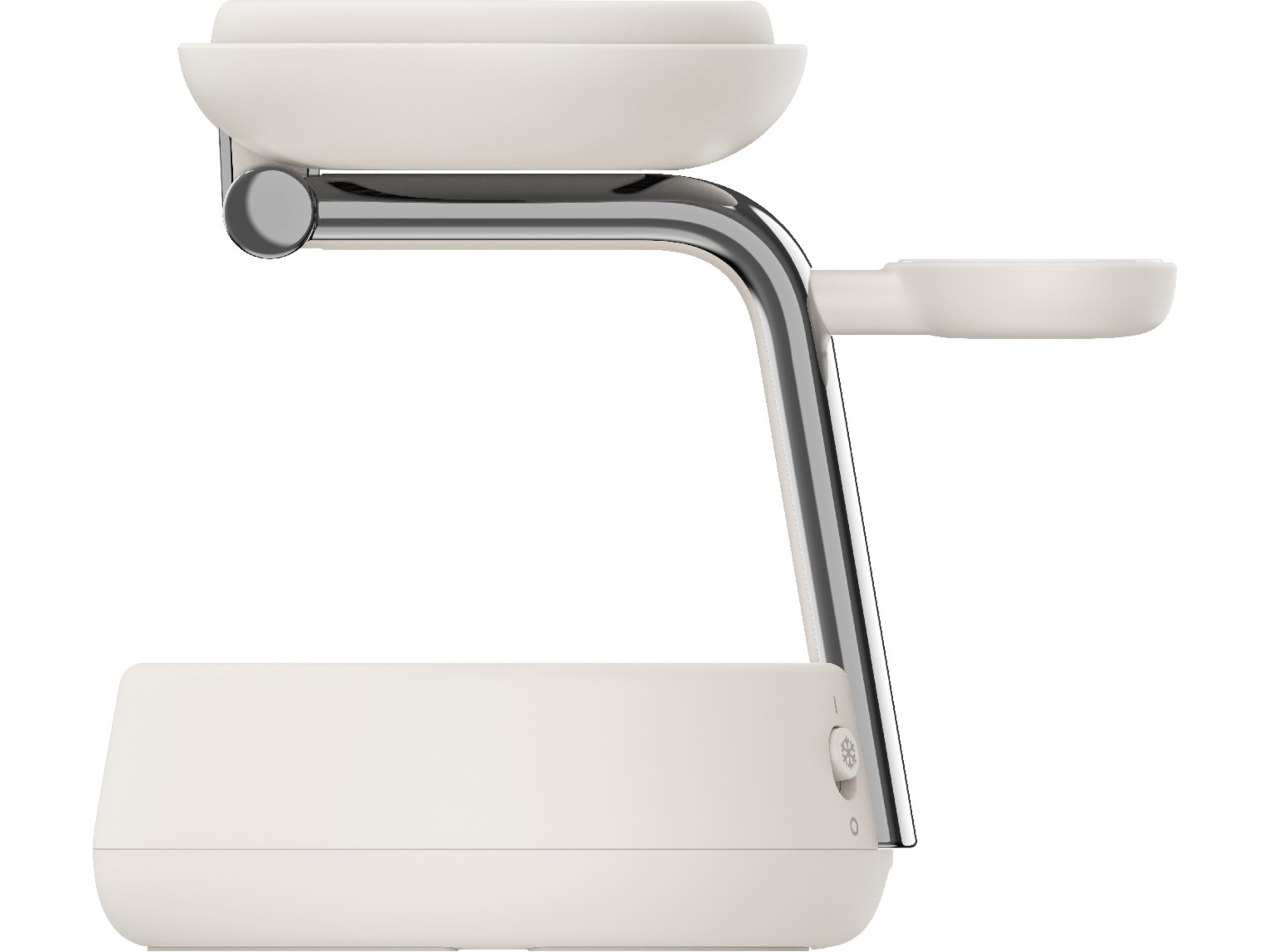 Belkin UltraCharge Pro 3-i-1 Qi2 Laddningsstation (sand) Trådlös laddare