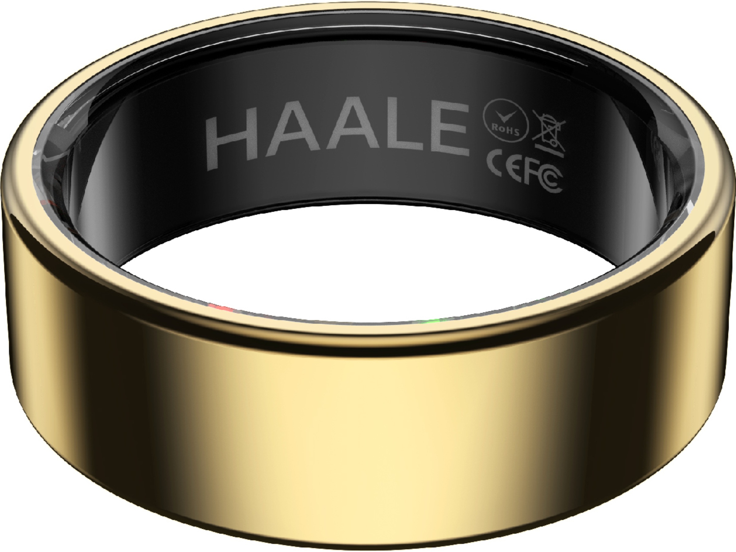 Haale II Smart Ring str. 10 (guld) -B-Grade Demo tillbehör till mobiler & smartwatches