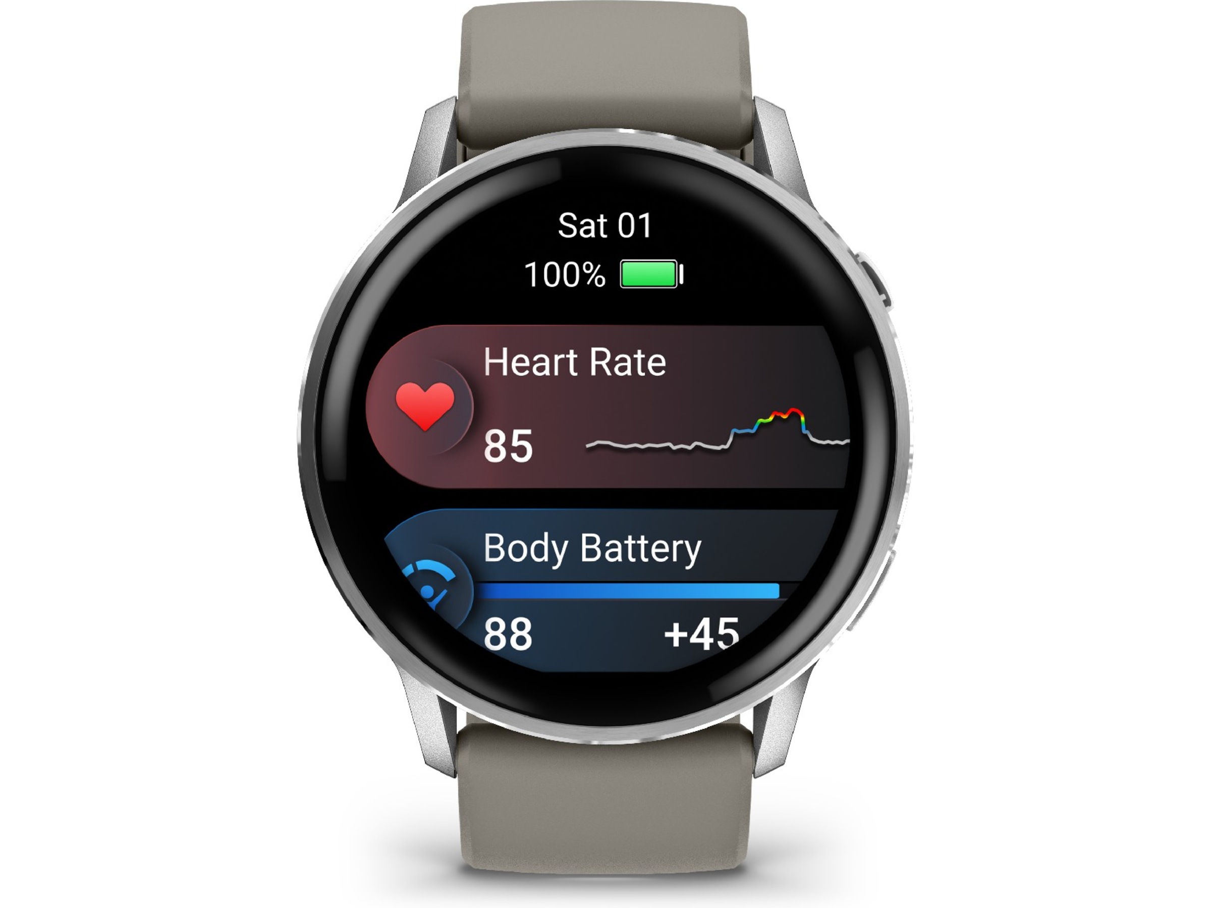 Garmin Venu 4 45mm GPS (silver/gray) Smartwatches