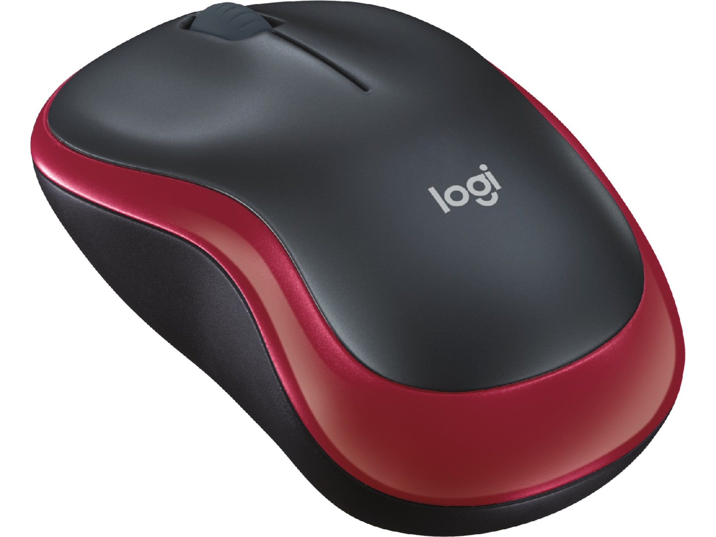 Logitech M185 Trådlös Mus Röd Mus
