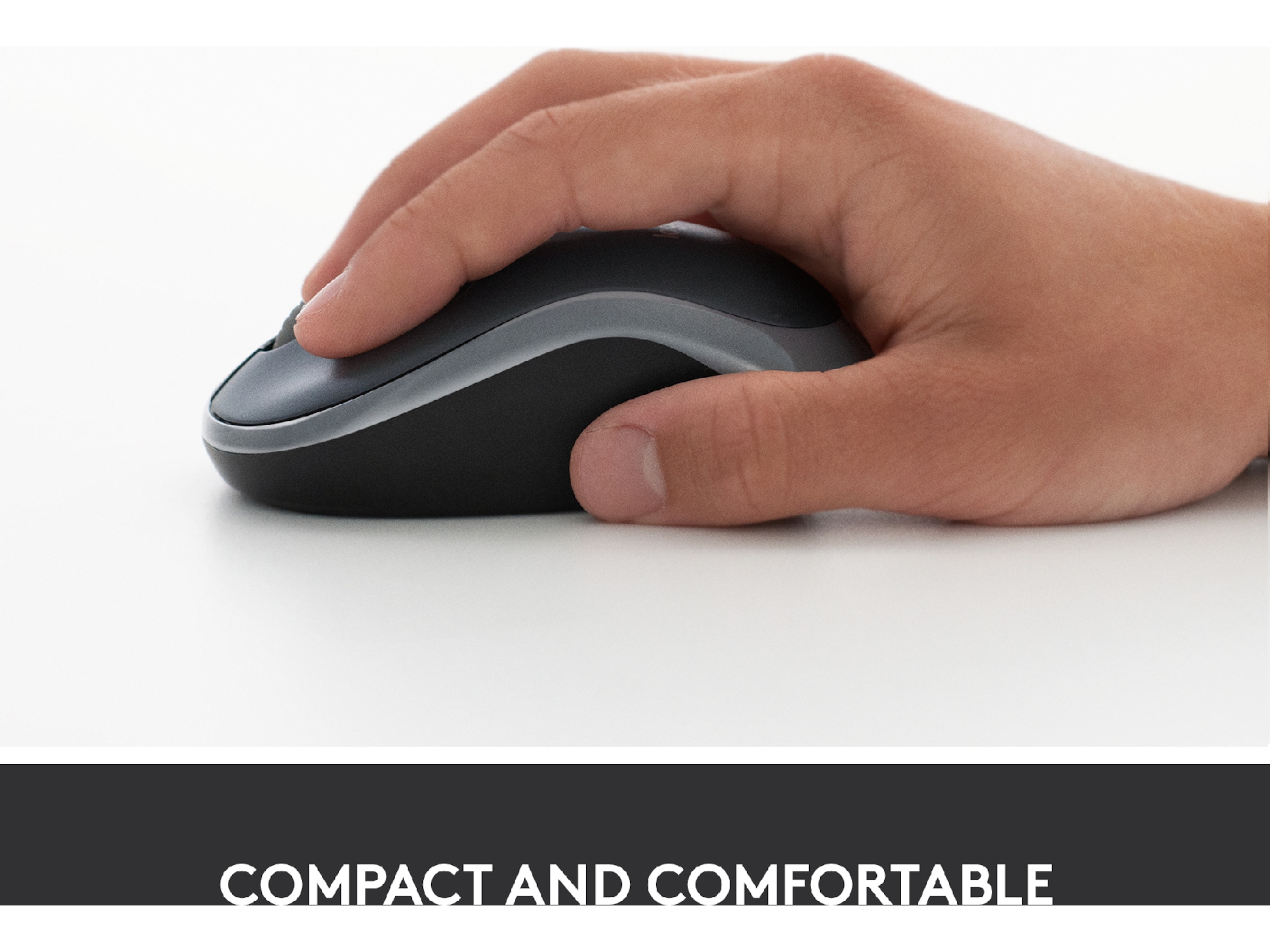 Logitech M185 Trådlös Mus Swift Grey Mus