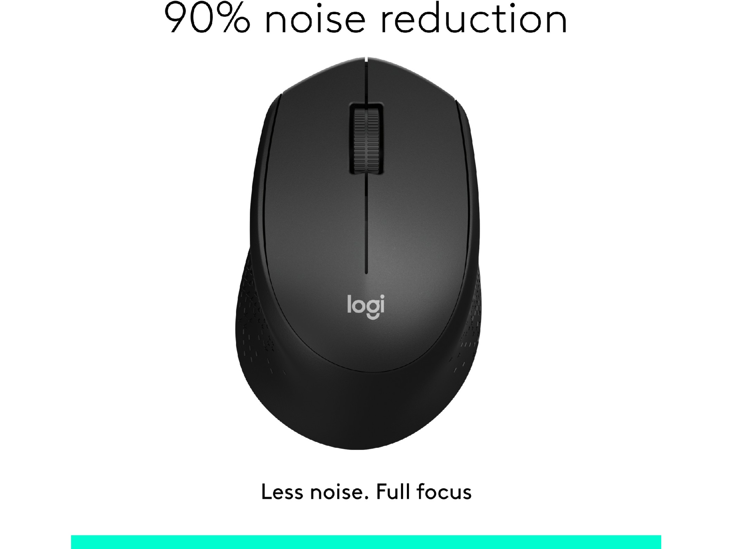 Logitech M330 Silent Plus Trådlös PC mus (svart) Mus
