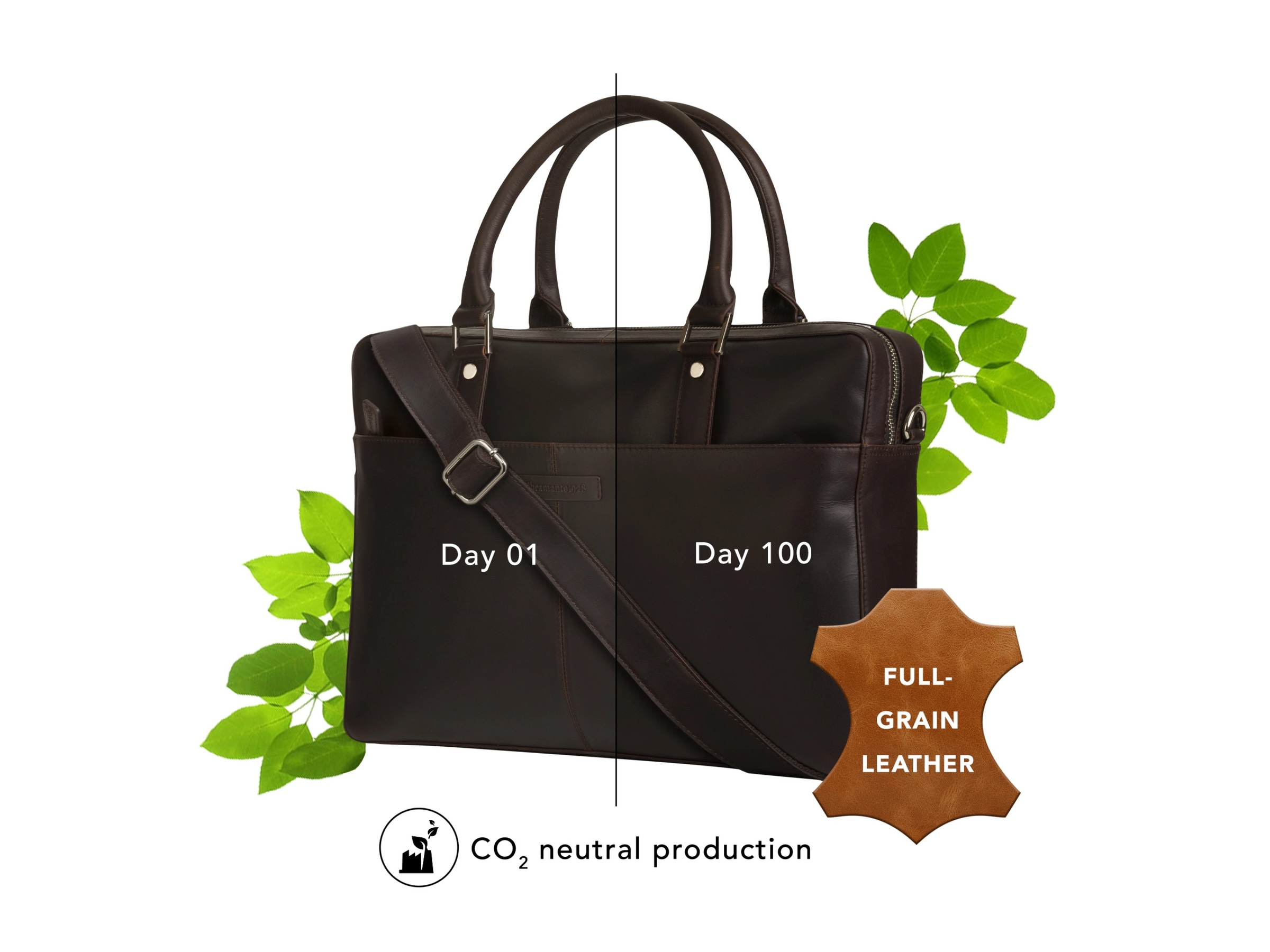 dbramante1928 Rosenborg 16" PC väska (hunter dark) Ryggsäck, väska och fodral