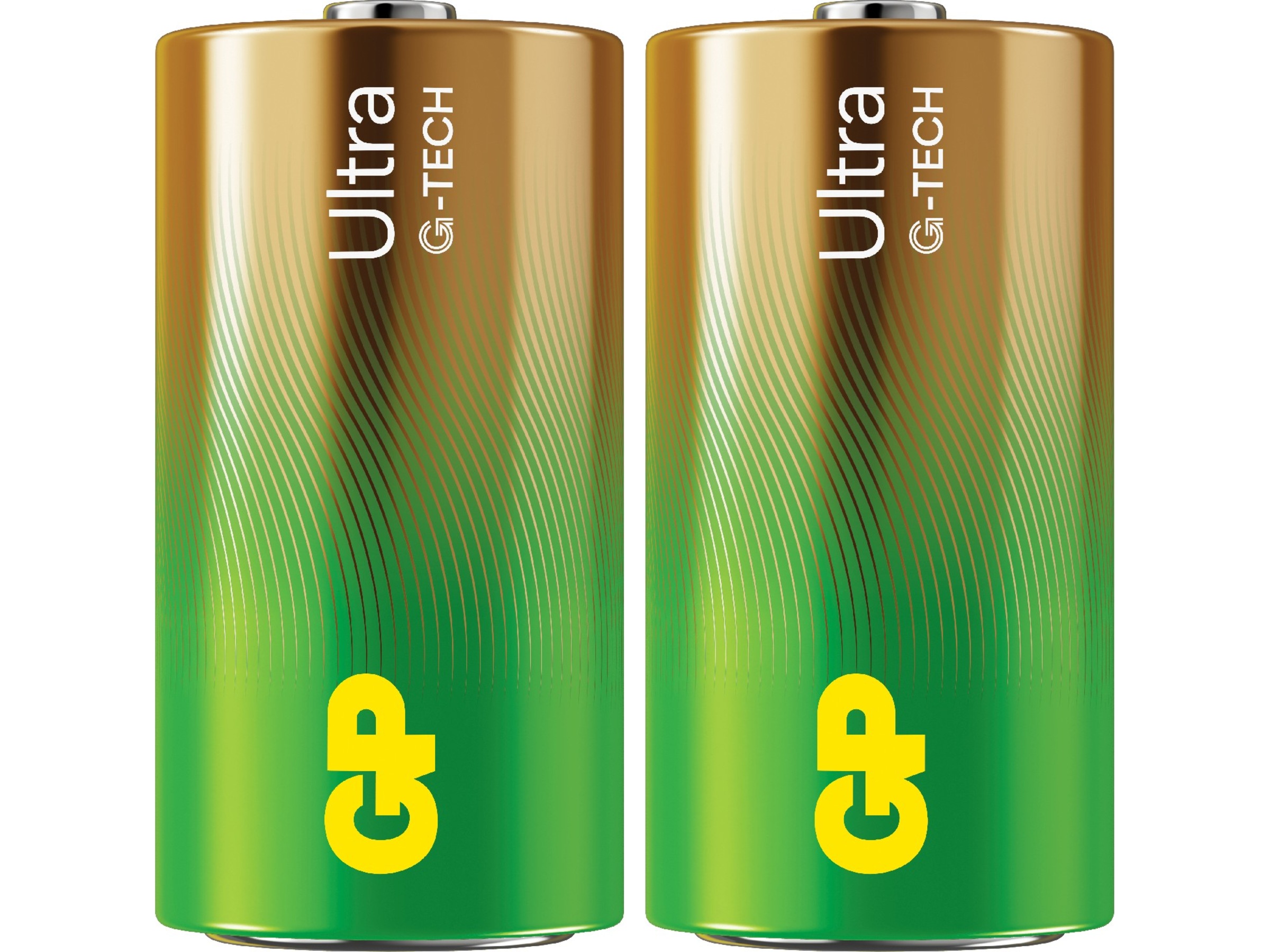 GP Ultra Alkaline C/LR14 batteri, 2-pk Batterier för allmänt bruk
