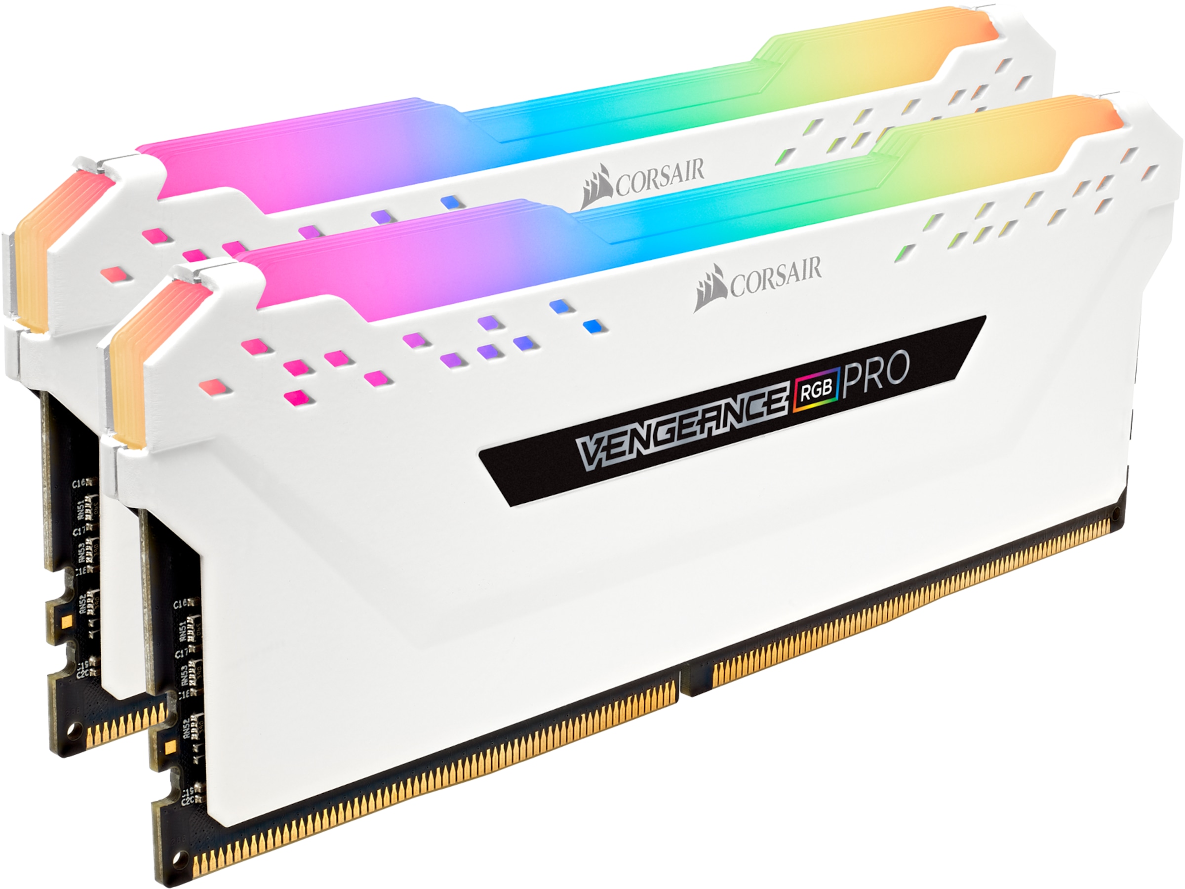 Corsair Vengeance RGB PRO DDR4 3200MHz 16GB (vit) Minne