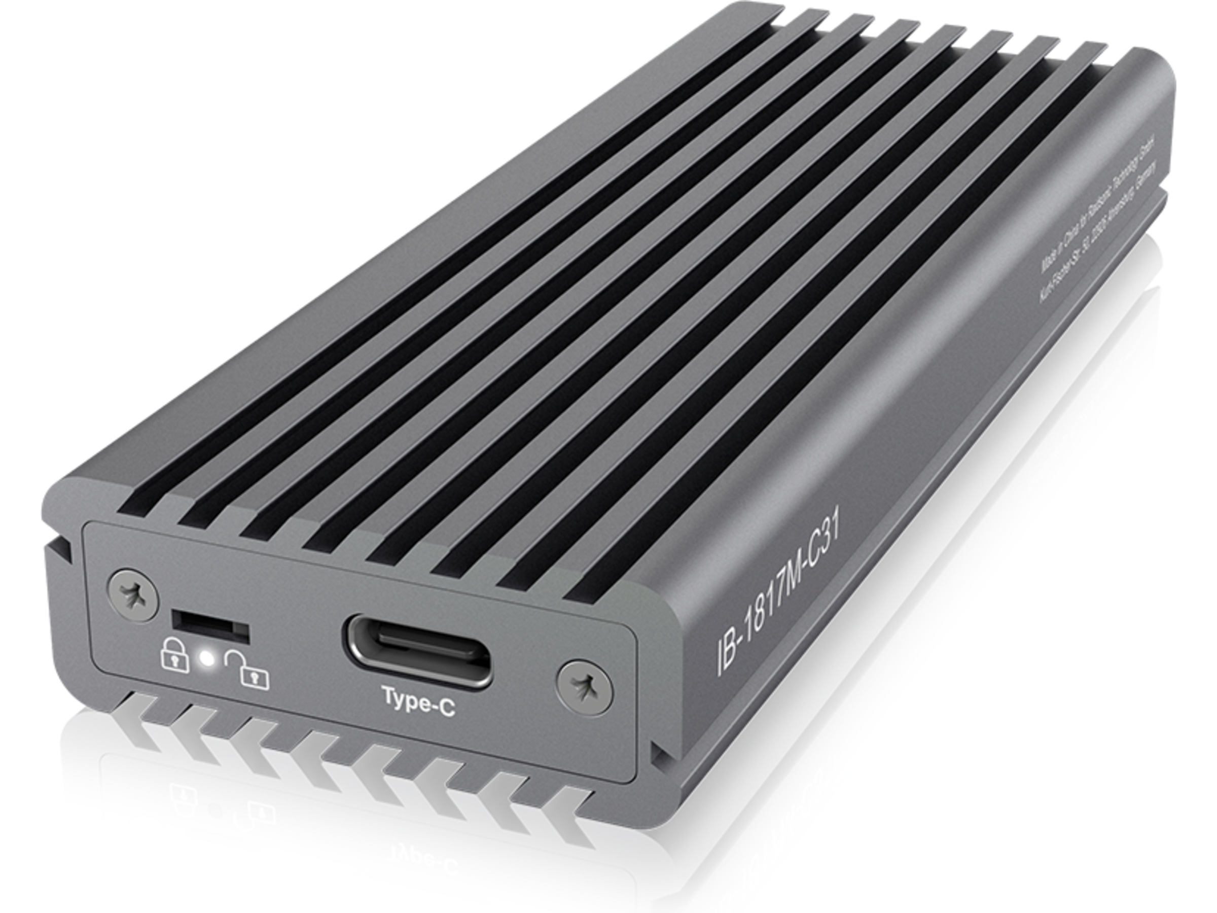 ICY BOX External Type-C enclosure for M.2 Hårddisk