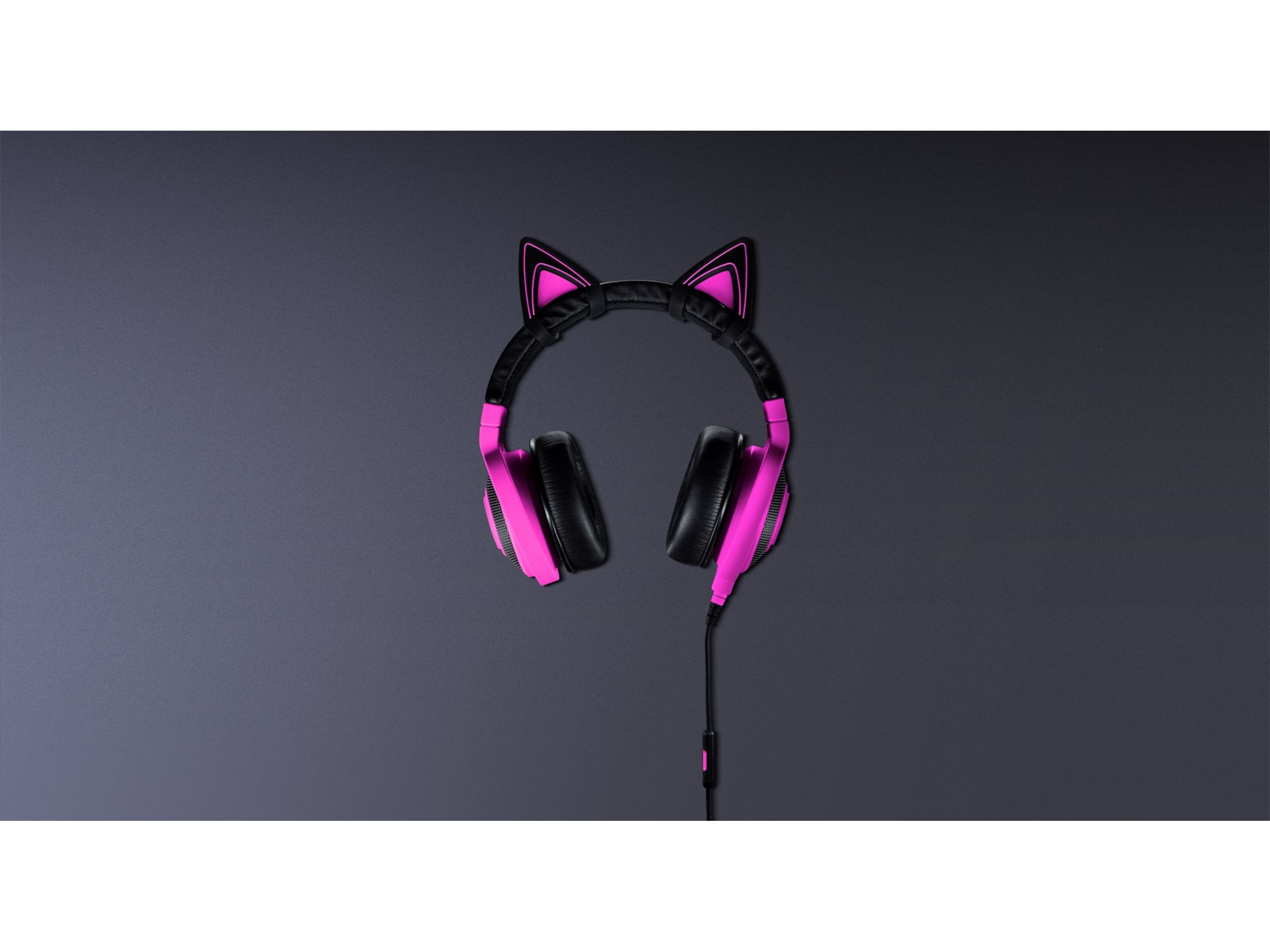 Razer Kitty Ears for Kraken headset Neon Purple Gaming headset