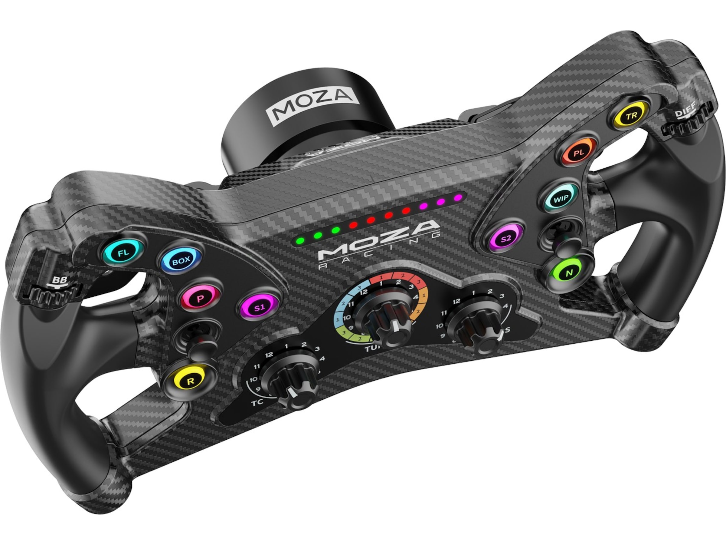 Moza Racing KS Formula Rat Ratt och pedaler