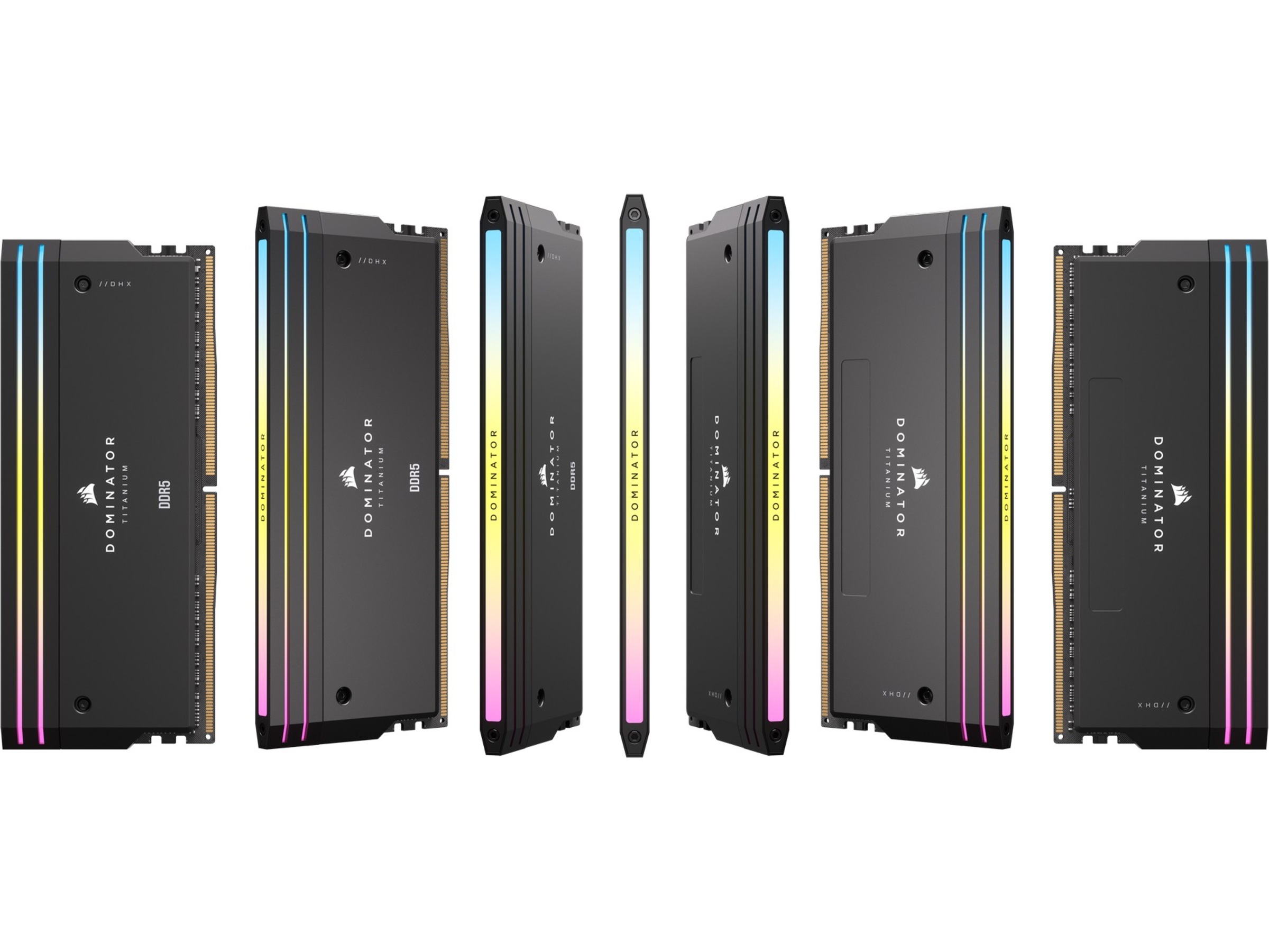 Corsair Dominator Titanium RGB DDR5 6000MHz 64GB (grå) Minne