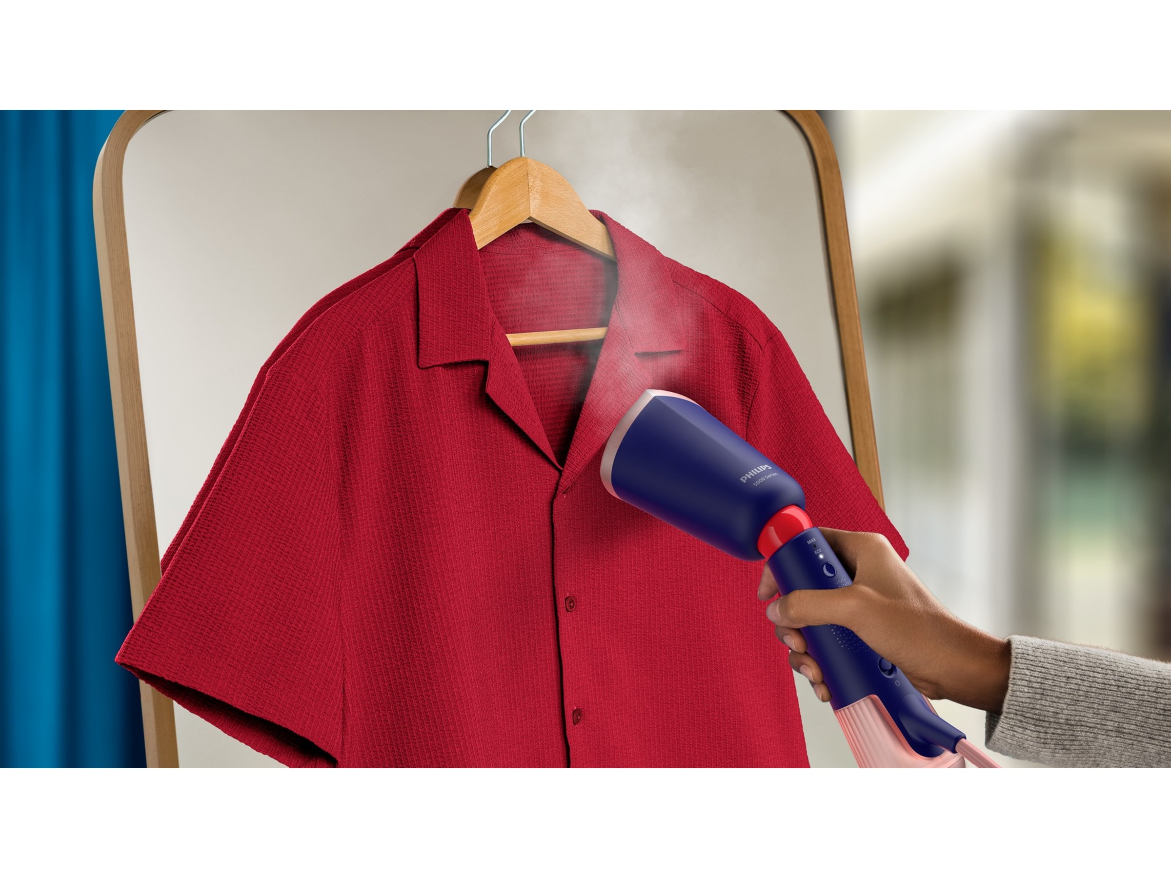 Philips 5000-serien STH5030/20 Handhållen klädångare (blå) Steamer