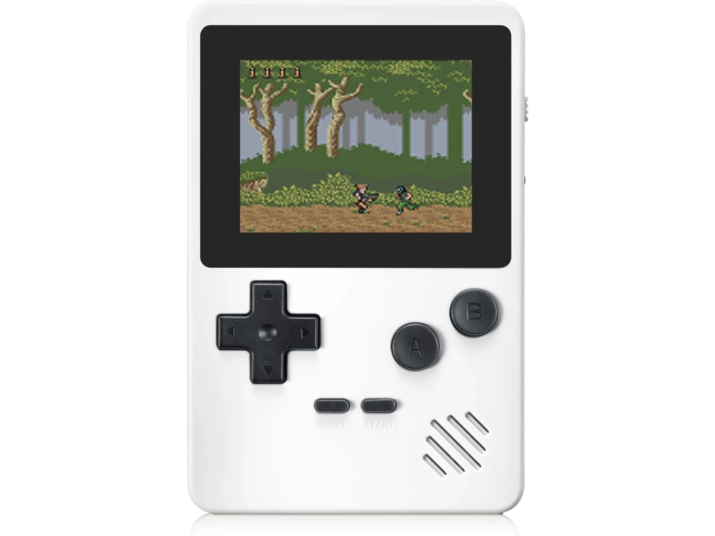 Gaming Tech CT-885 8-bit portabel spelkonsol (vit) Handhållna spelkonsoler