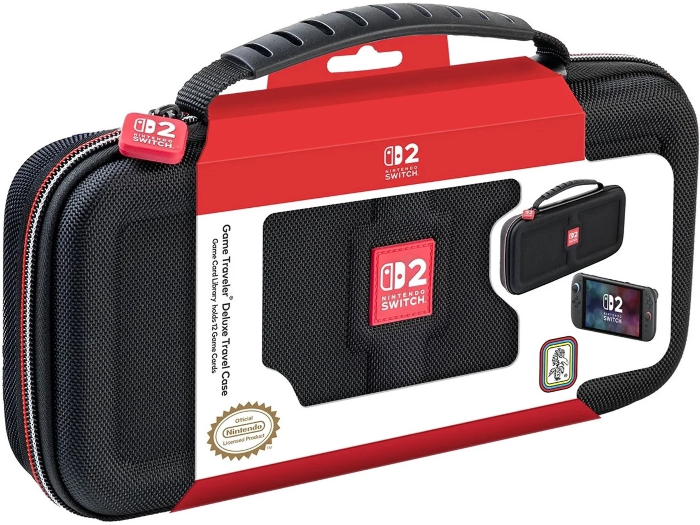 Nintendo Switch 2 Deluxe Travel Case (svart) Tillbehör till spelkonsoler