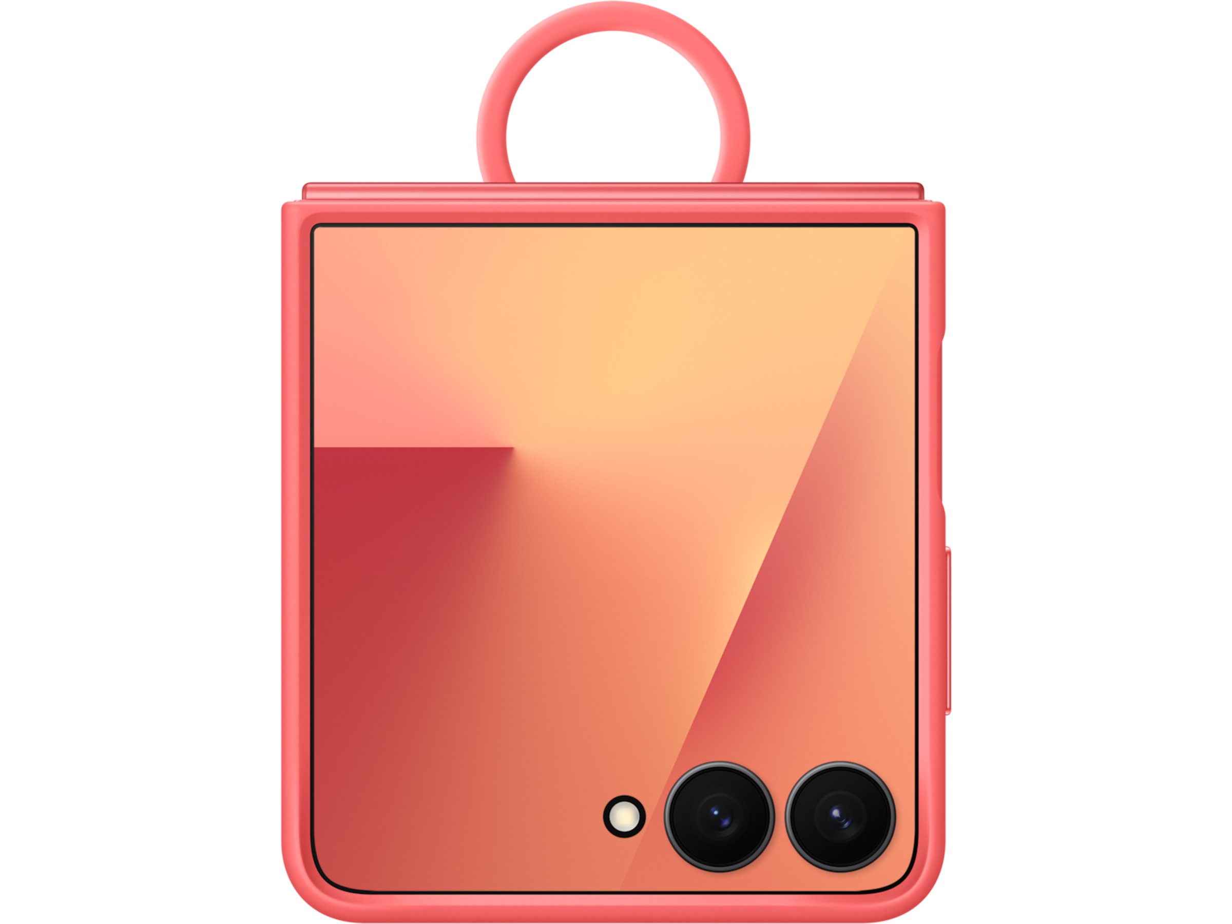 Samsung Galaxy Z Flip7 Ring Silikonskal (red) Mobilskal