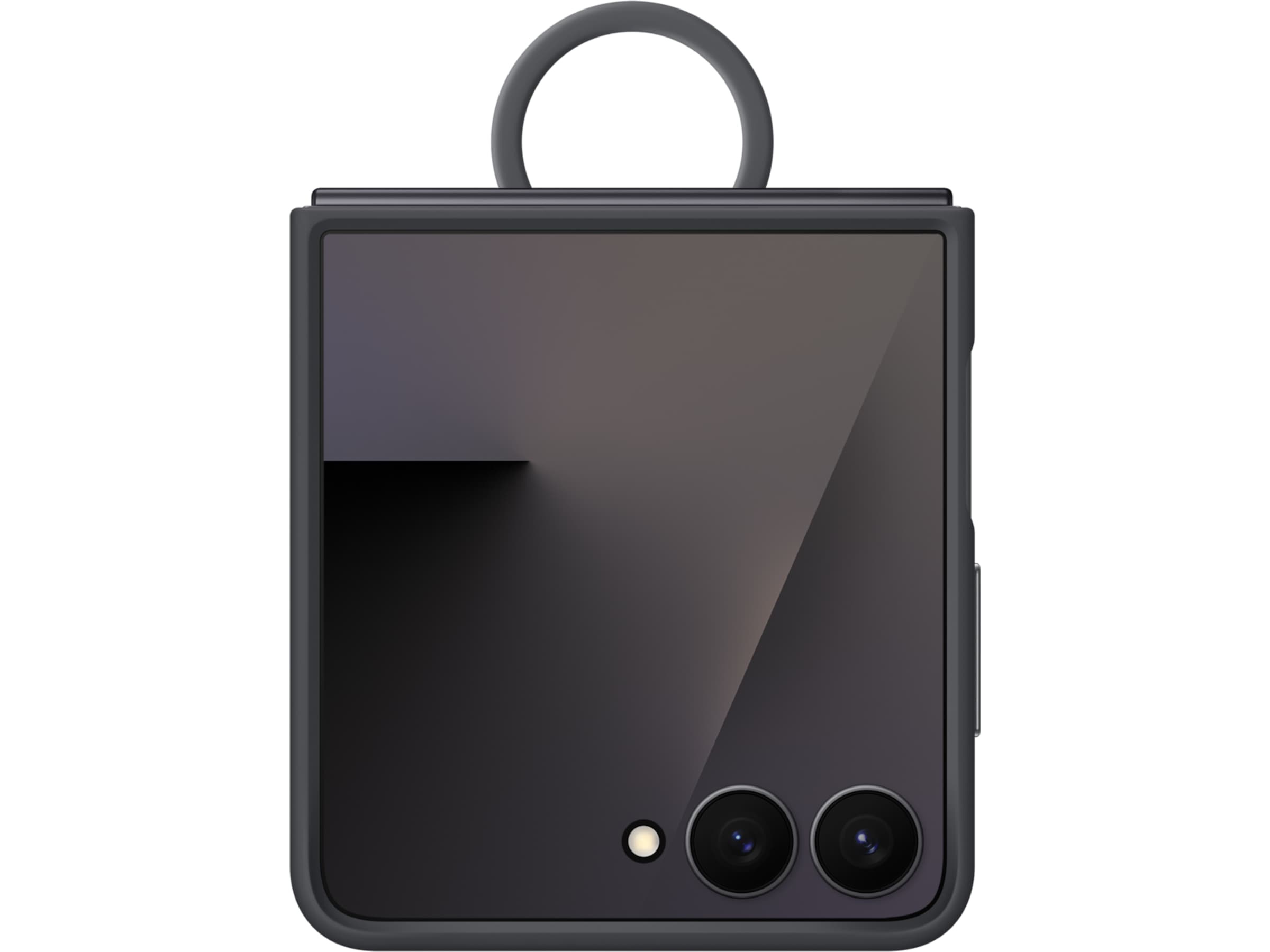 Samsung Galaxy Z Flip7 Ring Silikonskal (black) Mobilskal