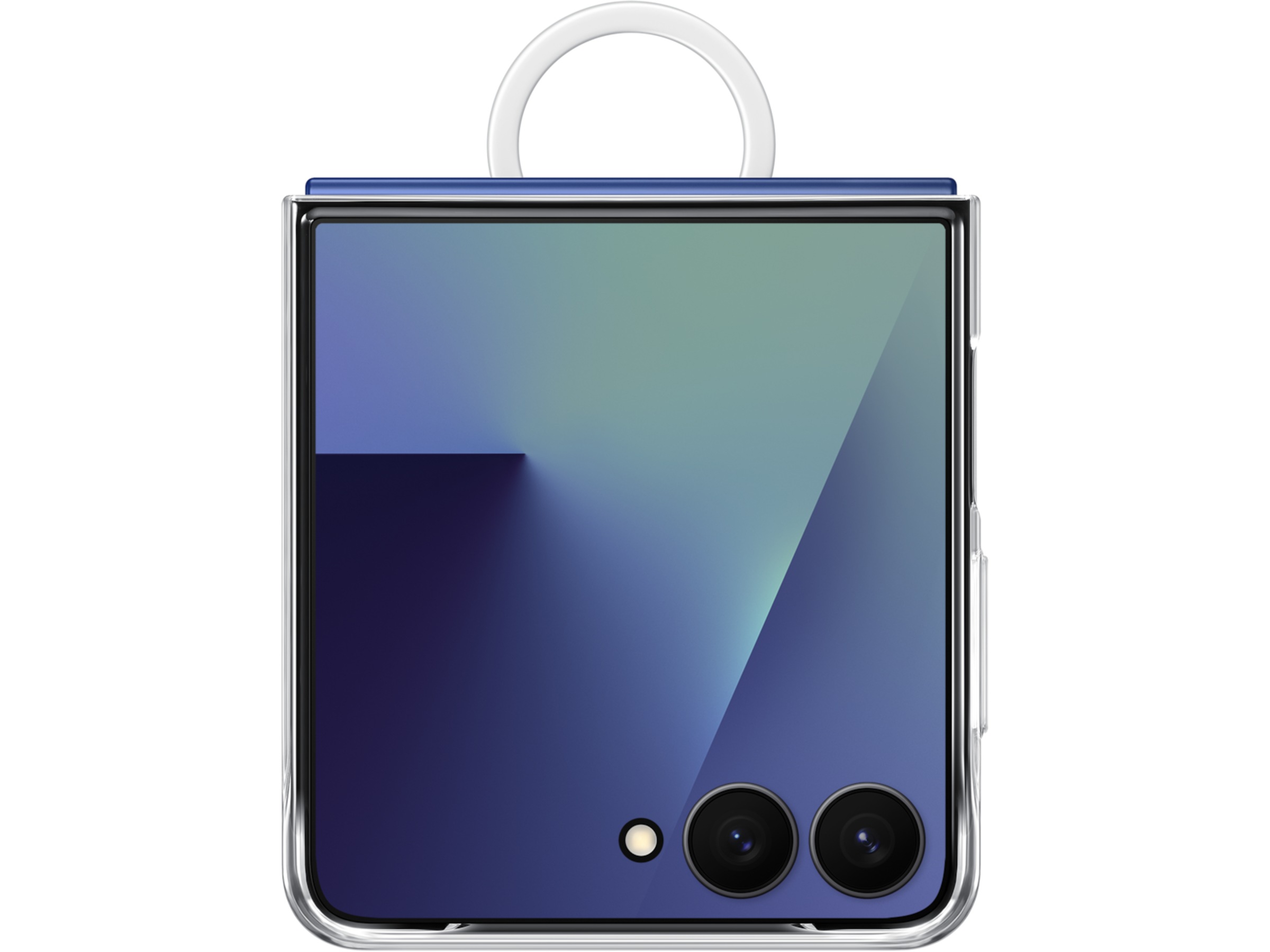 Samsung Galaxy Z Flip7 Ring Silikonskal (transparent) Mobilskal