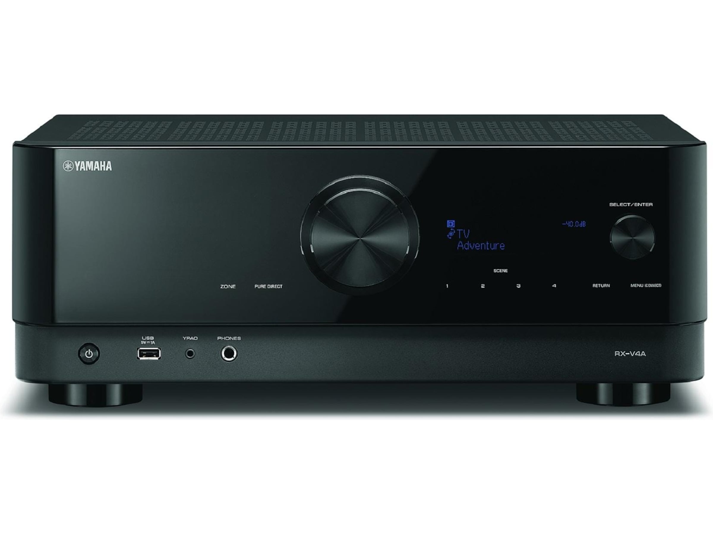 Yamaha RX-V4A receiver (svart) Receiver