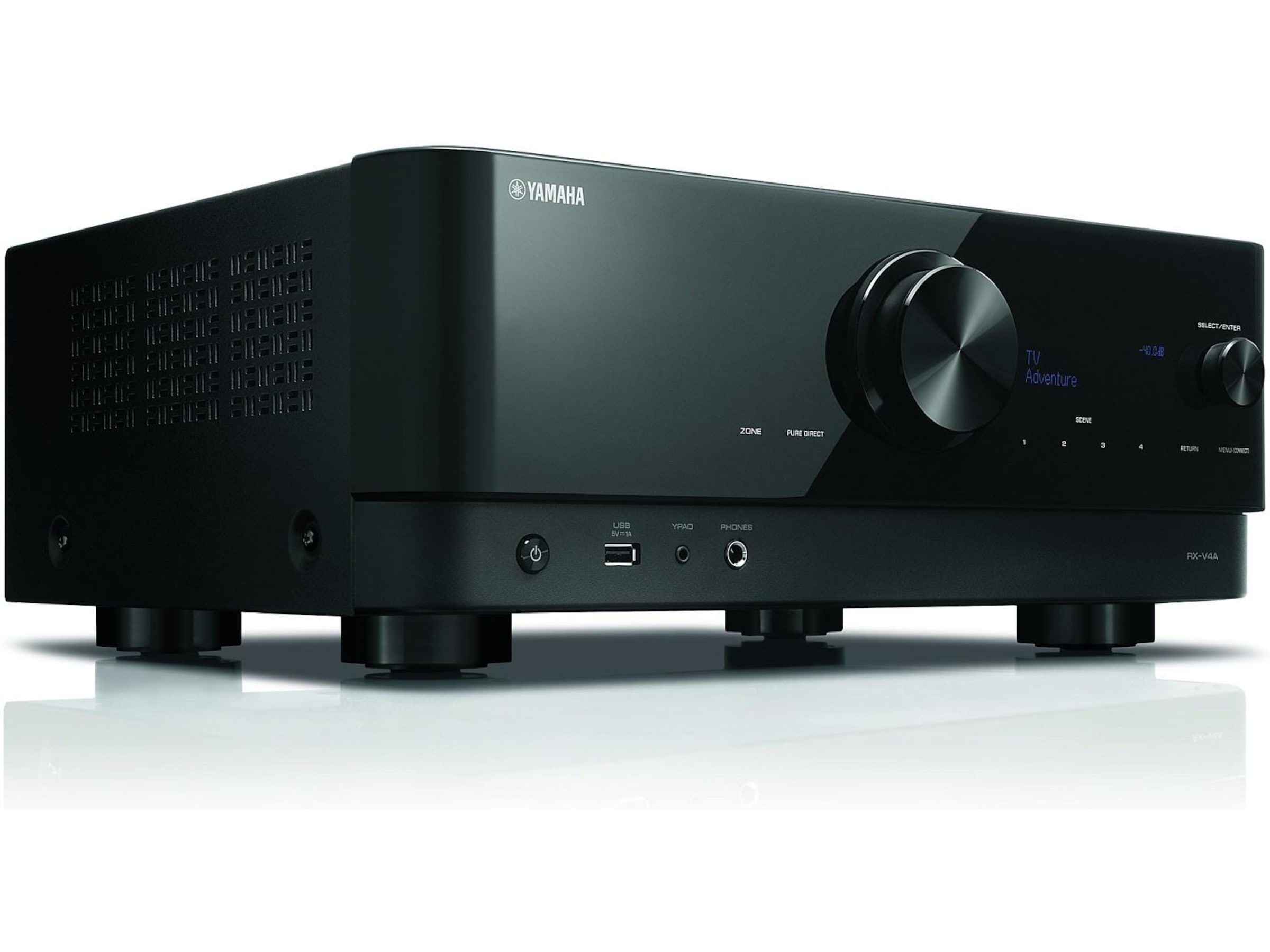 Yamaha RX-V4A receiver (svart) Receiver