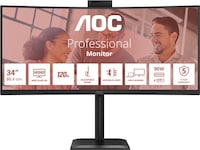 AOC 34" curved skjerm CU34E4CW Bildskärmar