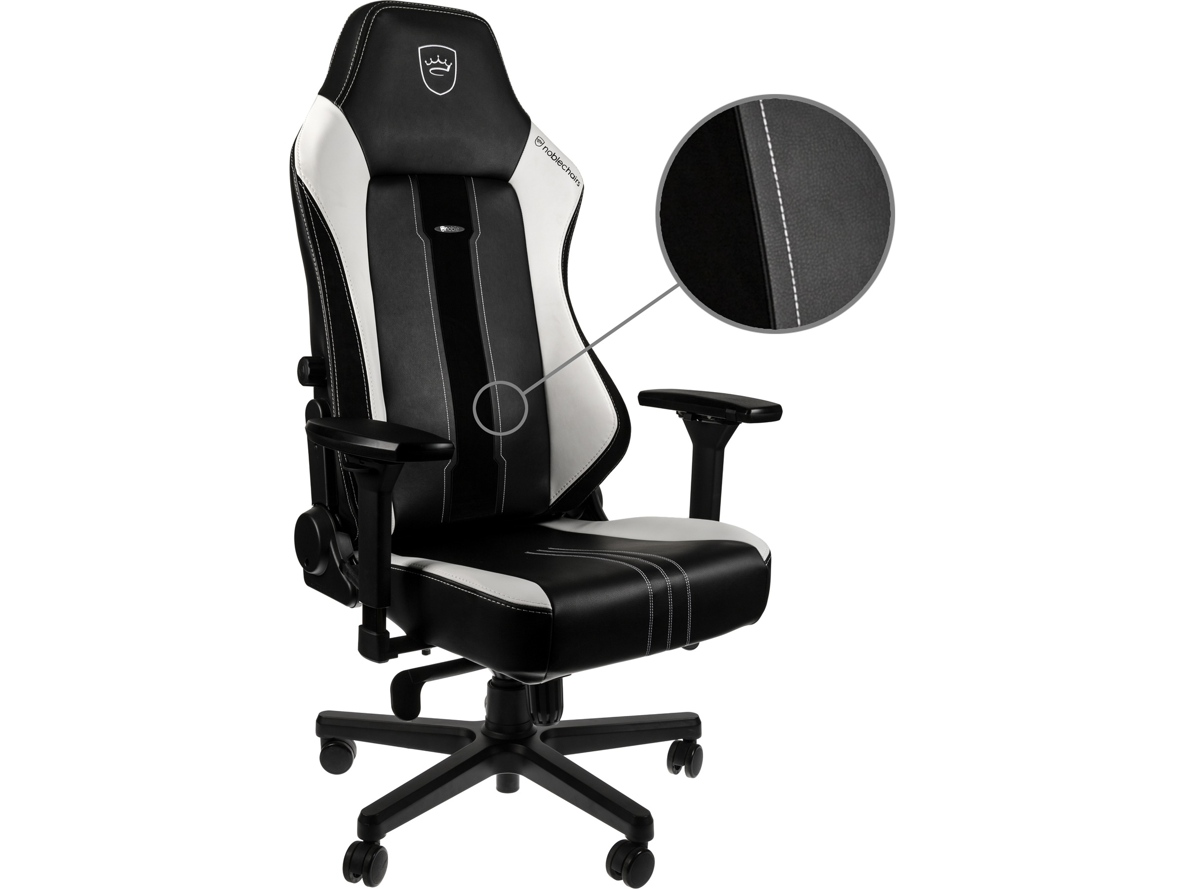 noblechairs HERO Gamingstol Svart/Vit Limited Edt Komplett.se