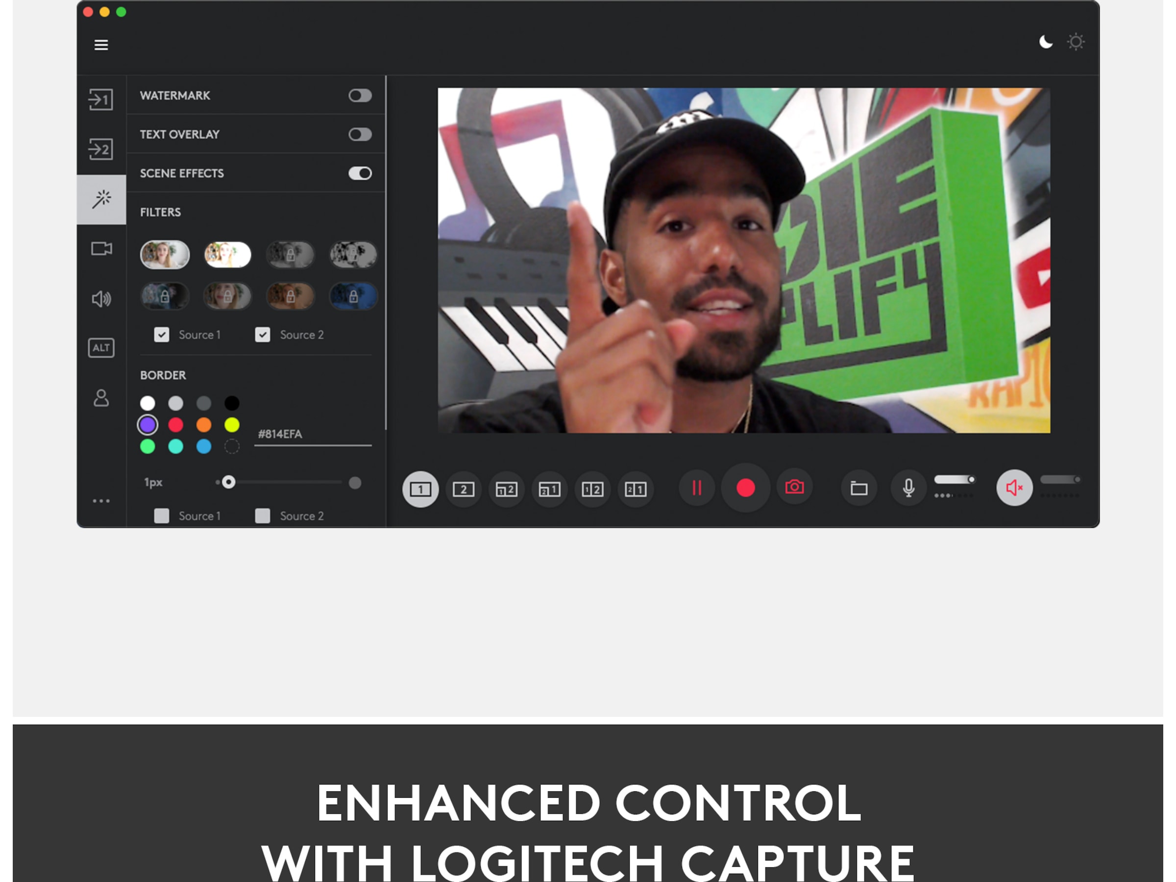 Logitech StreamCam Graphite Webbkamera