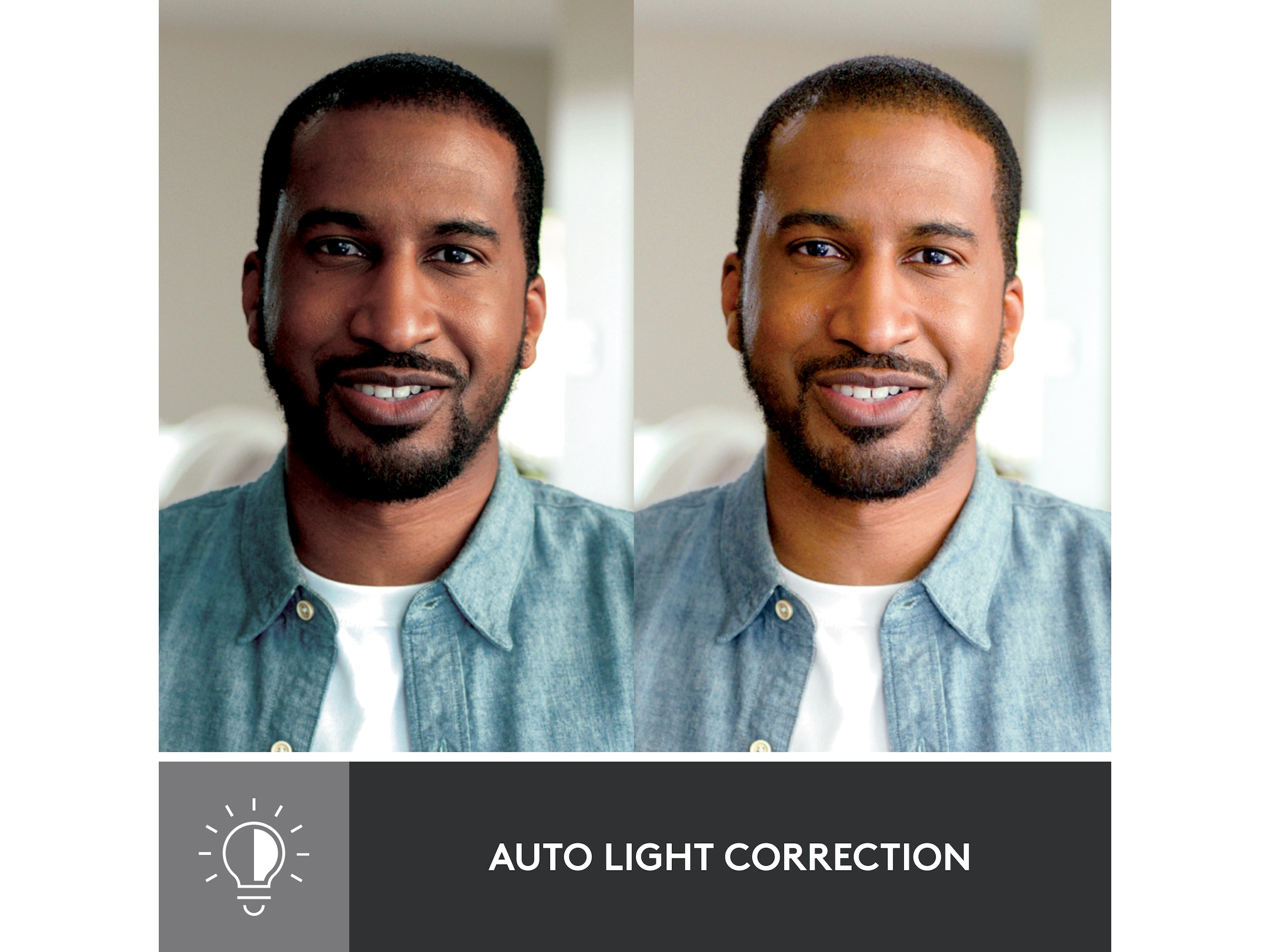 Logitech Brio 500 webbkamera (graphite) Webbkamera