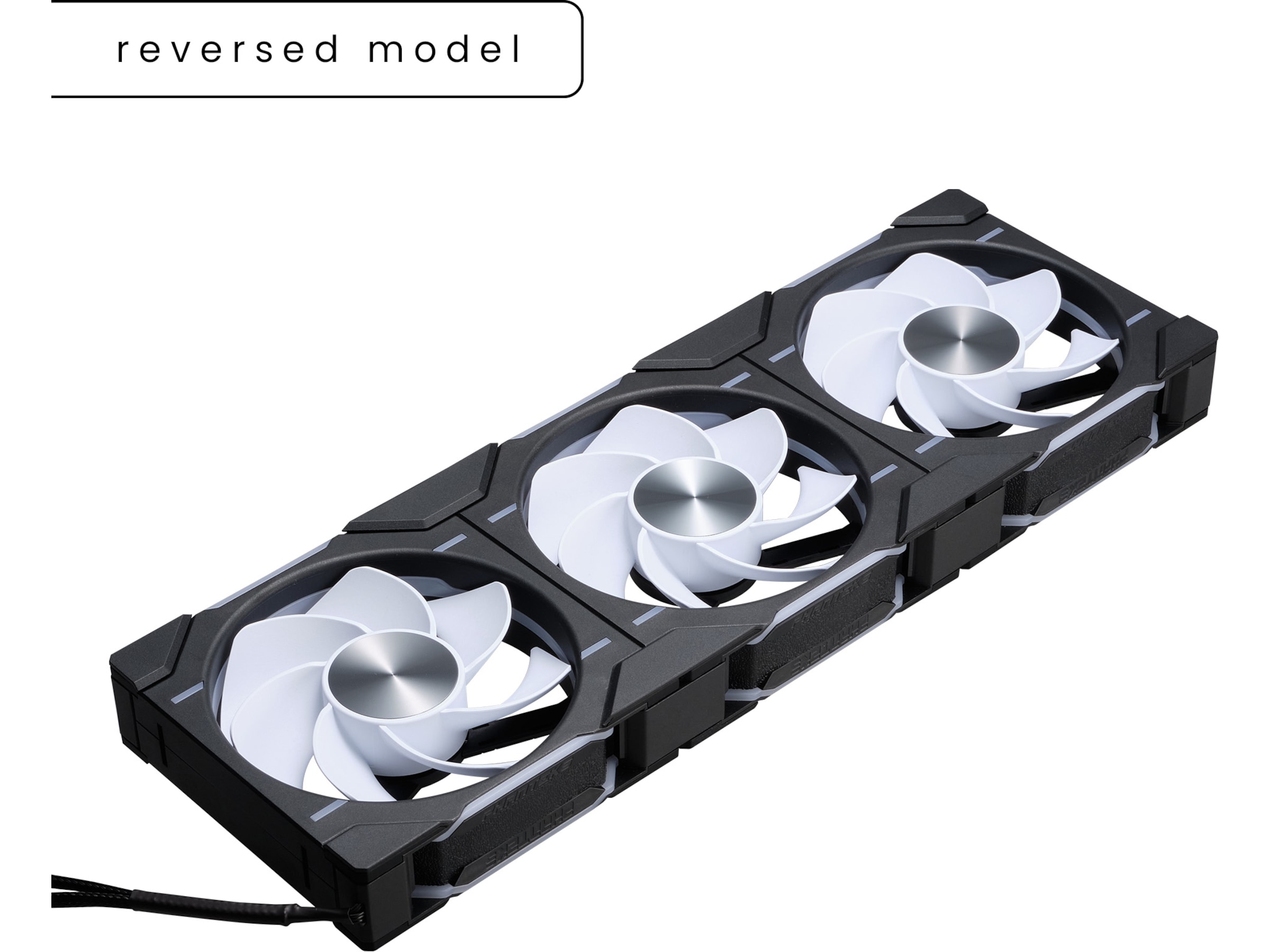 Phanteks D30 120mm Reversed Air Fläkt 3pack (svart) Fläkt