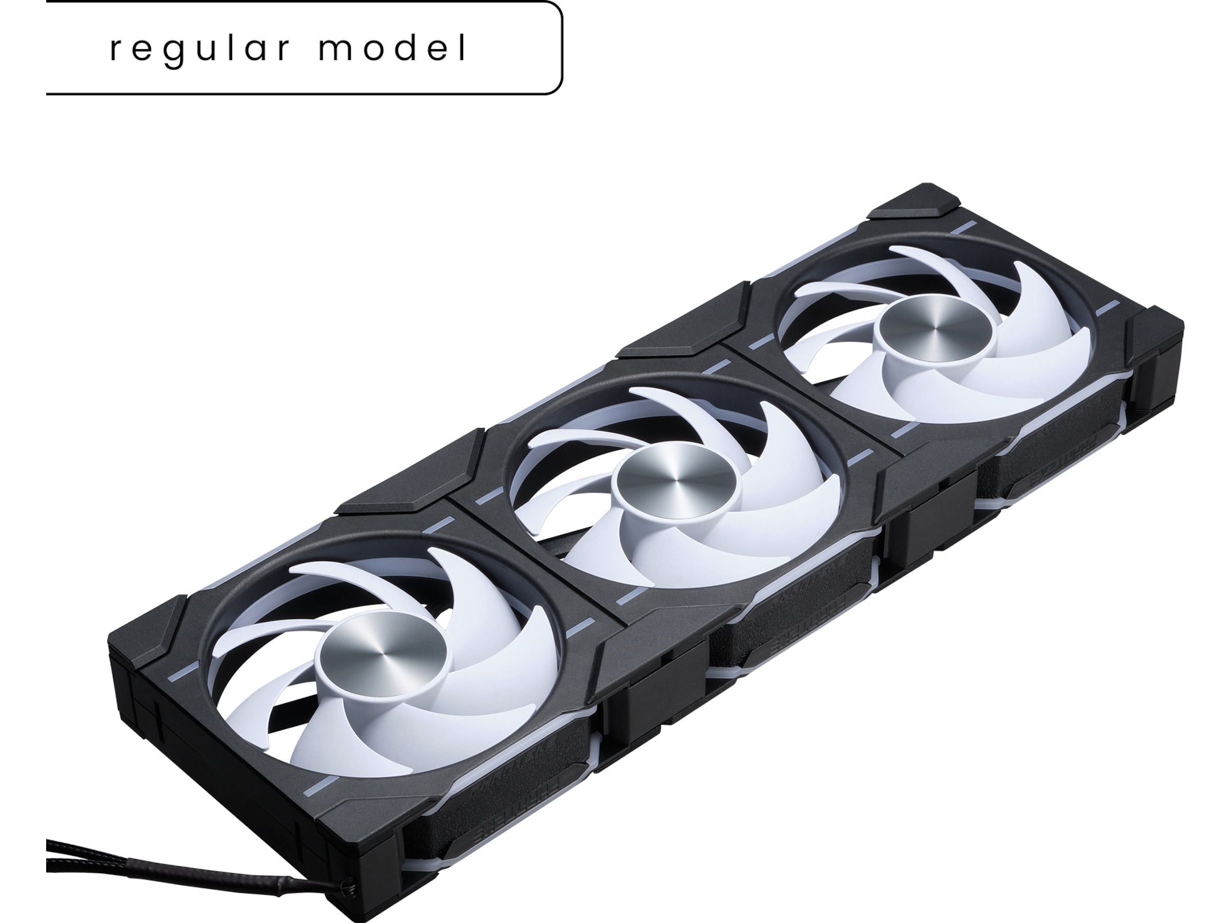 Phanteks D30 120mm DRGB Fläkt 3pack (svart) Fläkt