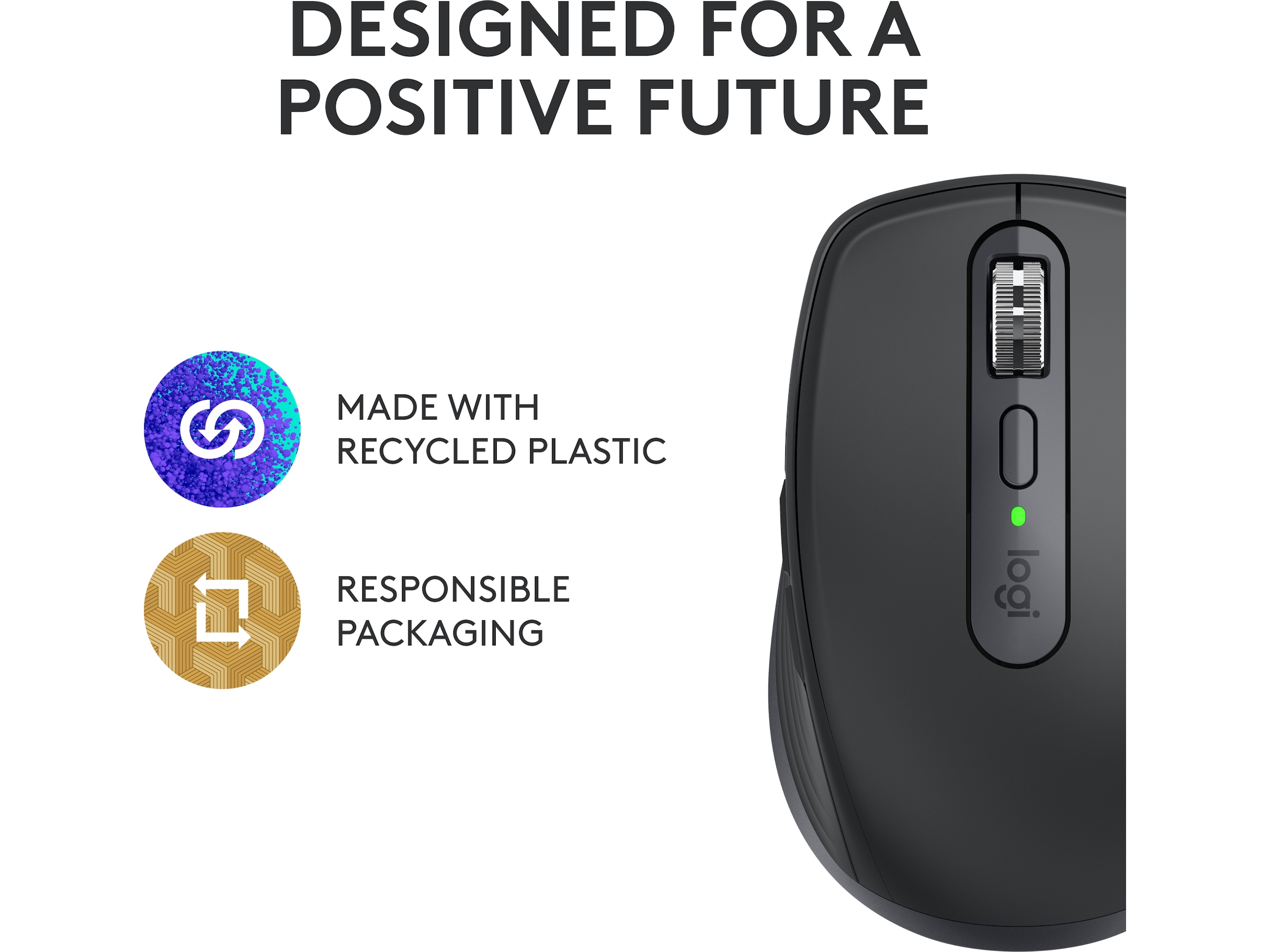 Logitech MX Anywhere 3S trådlös mus (graphite) Mus