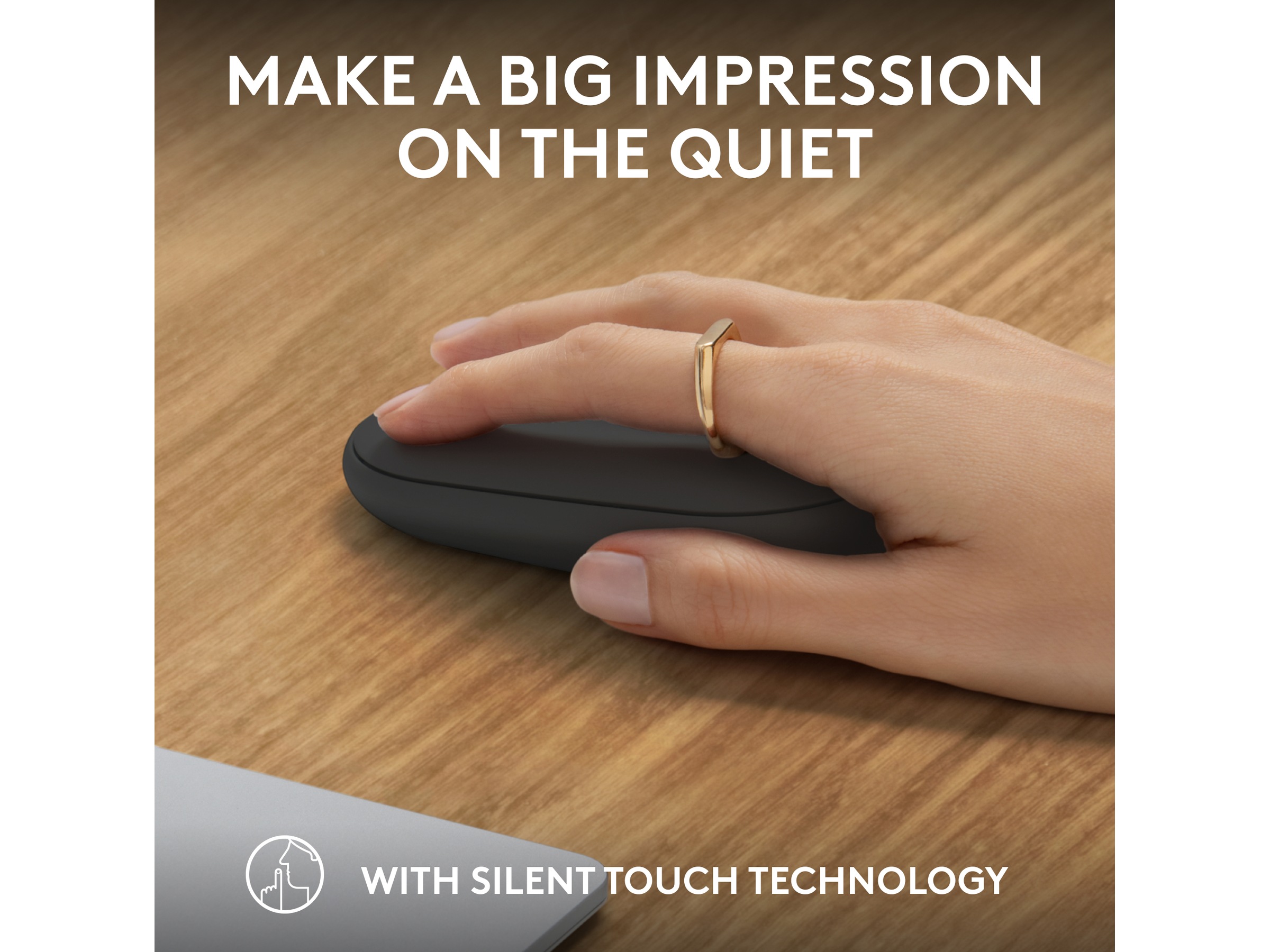 Pebble Mouse 2 M350s (svart) Mus