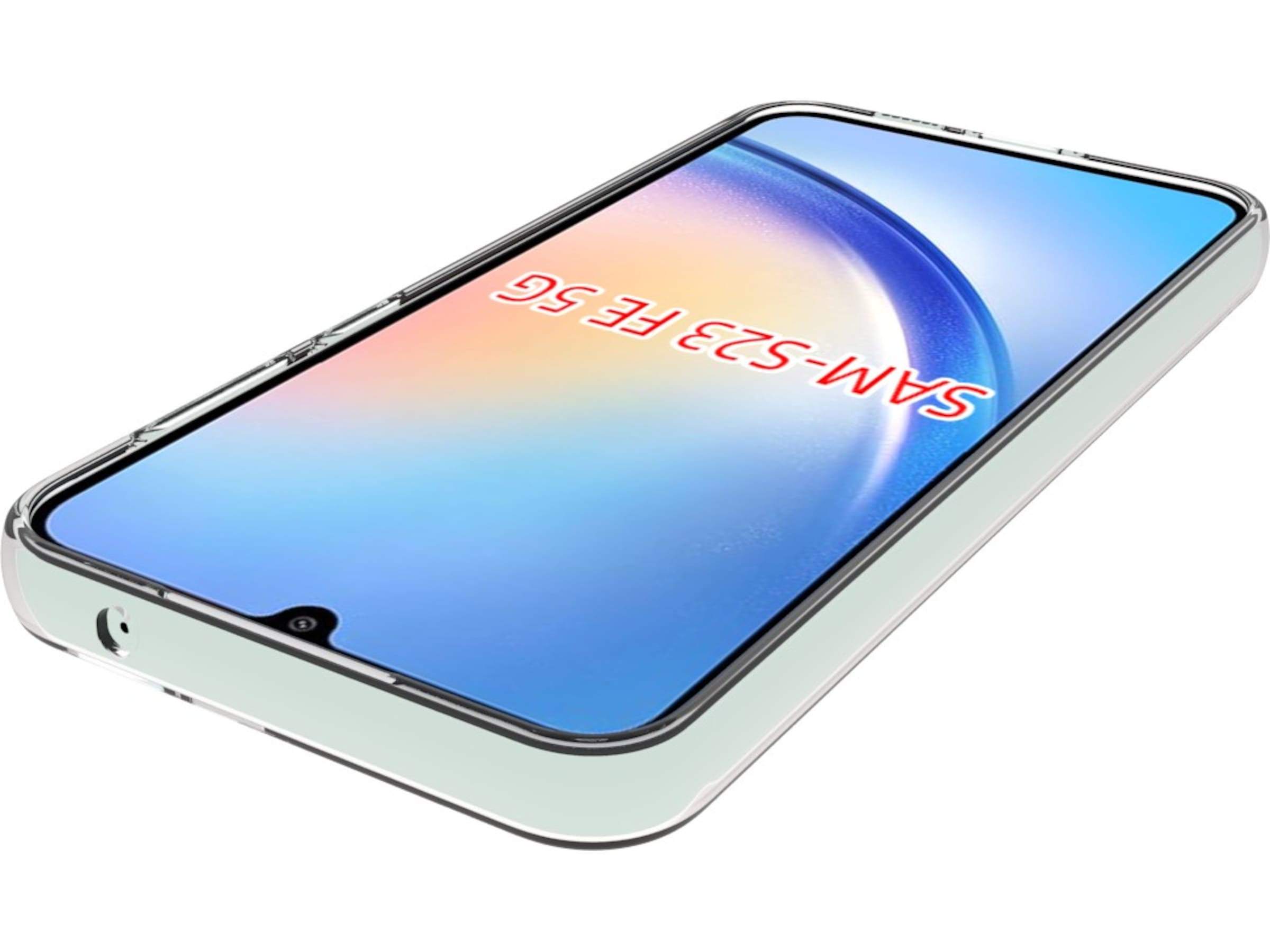 iiglo Galaxy S23 FE Silikonskydd (transparent) Mobilskal