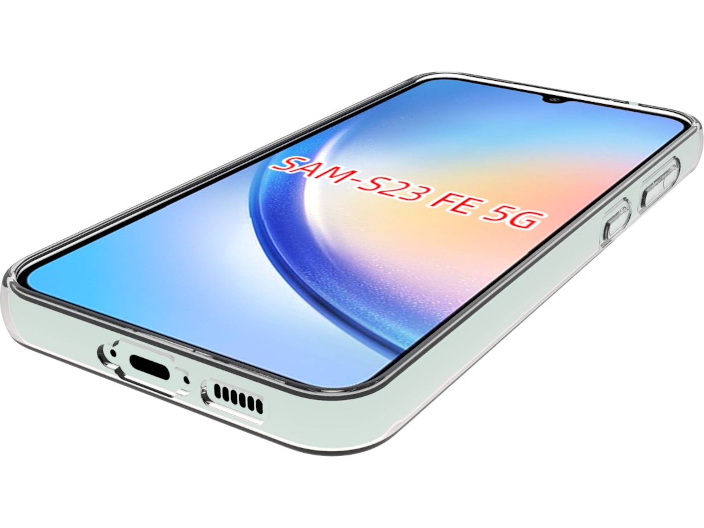 iiglo Galaxy S23 FE Silikonskydd (transparent) Mobilskal