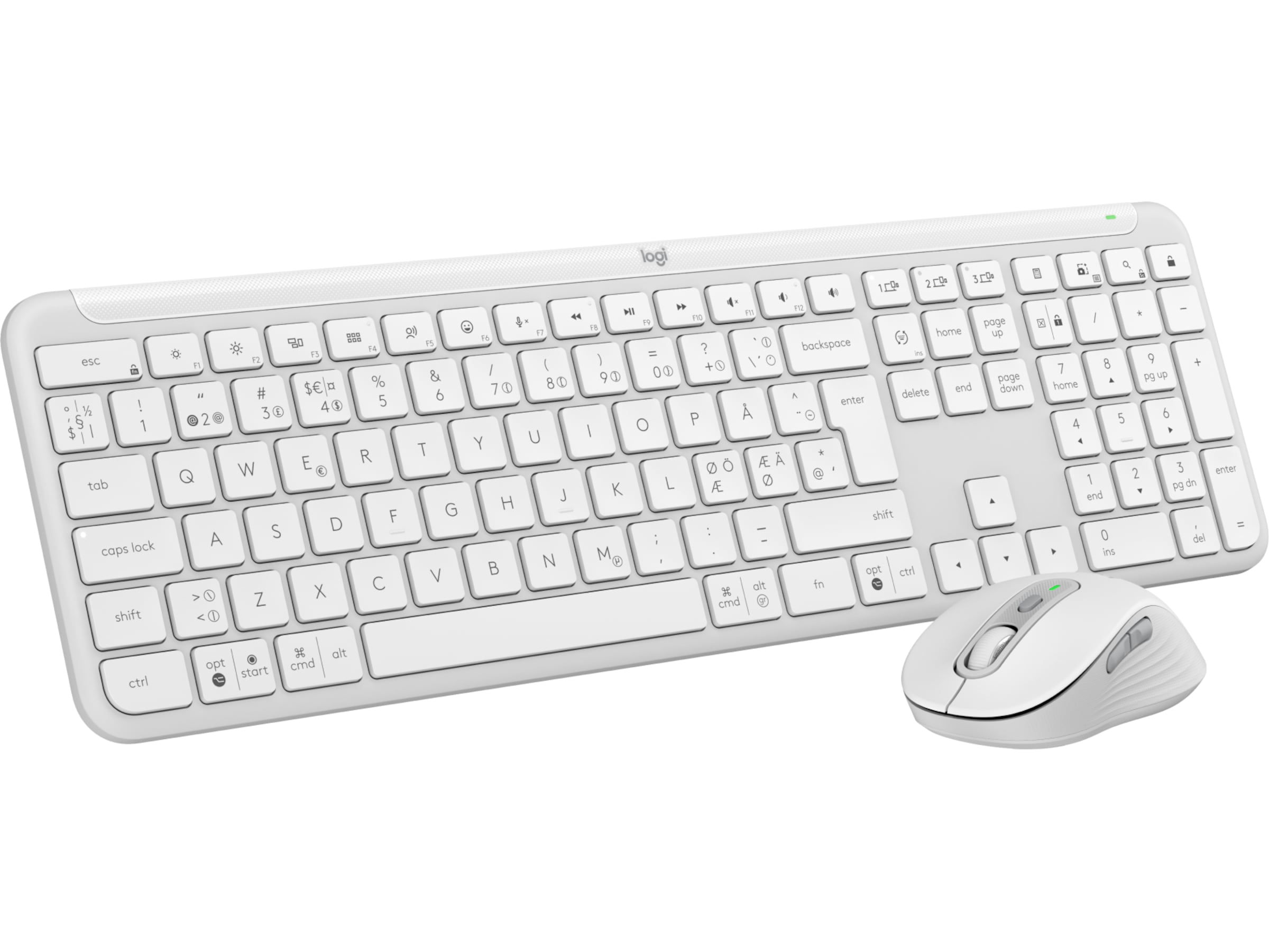 Logitech Signature Slim Combo MK950 (off-white) Mus & tangentbord -combo-paket