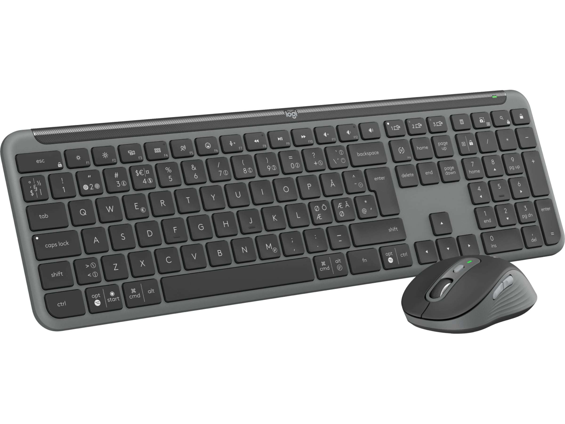 Logitech Signature Slim Combo MK950 (graphite) Mus & tangentbord -combo-paket