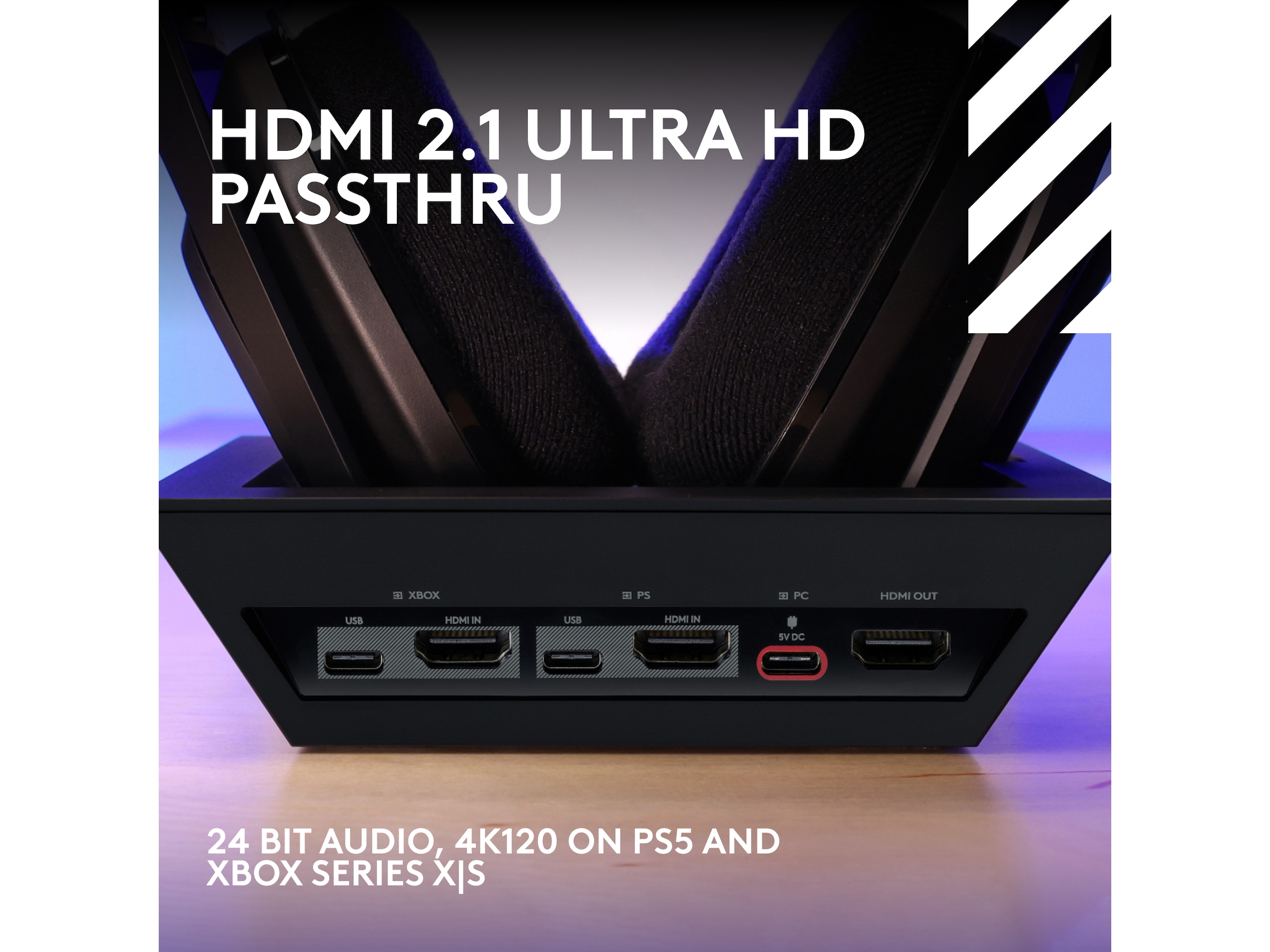 Astro A50 X LIGHTSPEED Trådlöst Gaming headset + batteriladdare (svart) Gamingheadset