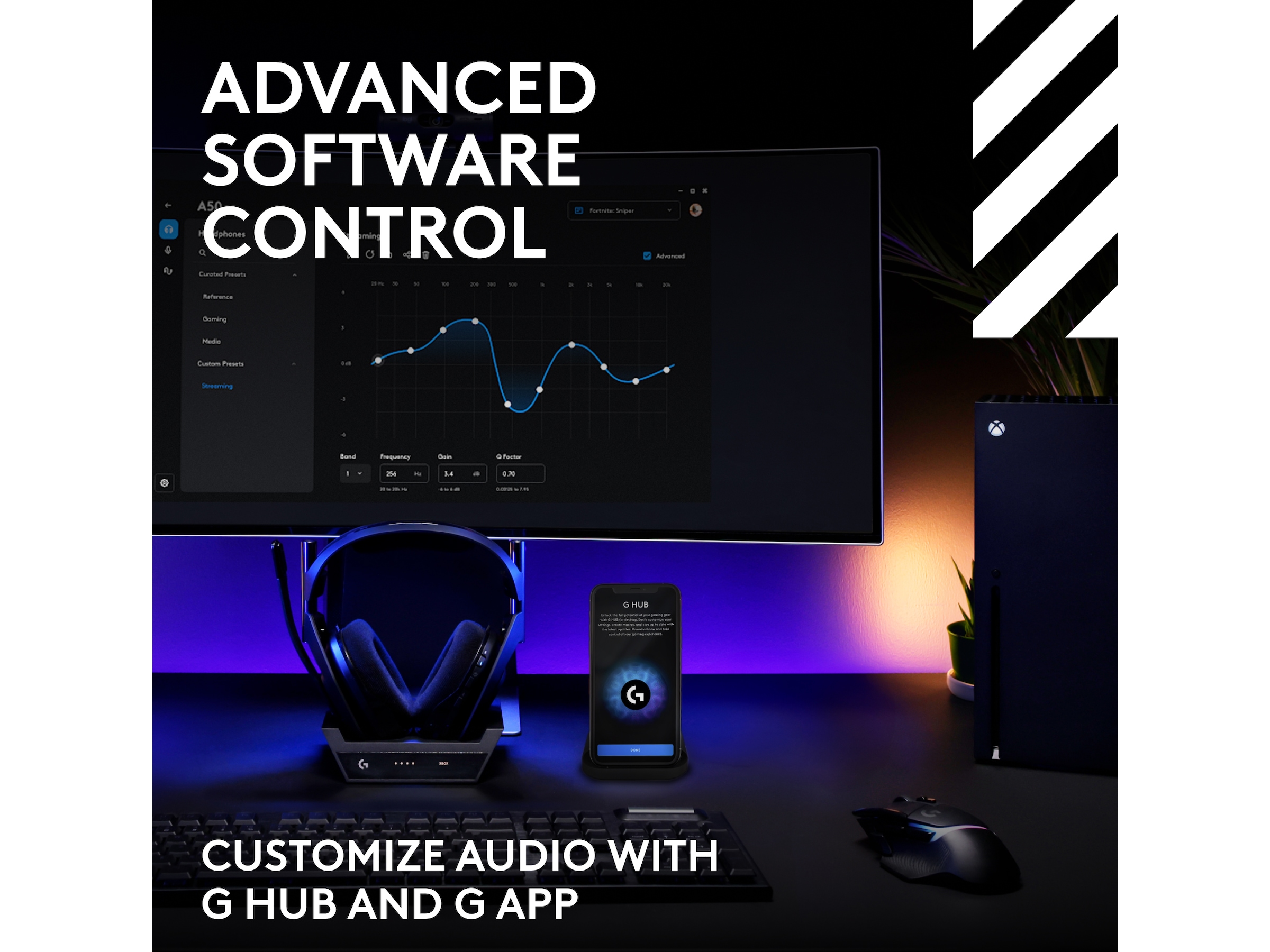 Logitech Astro A50 Lightspeed Trådlöst Gamingheadset (svart) Gamingheadset