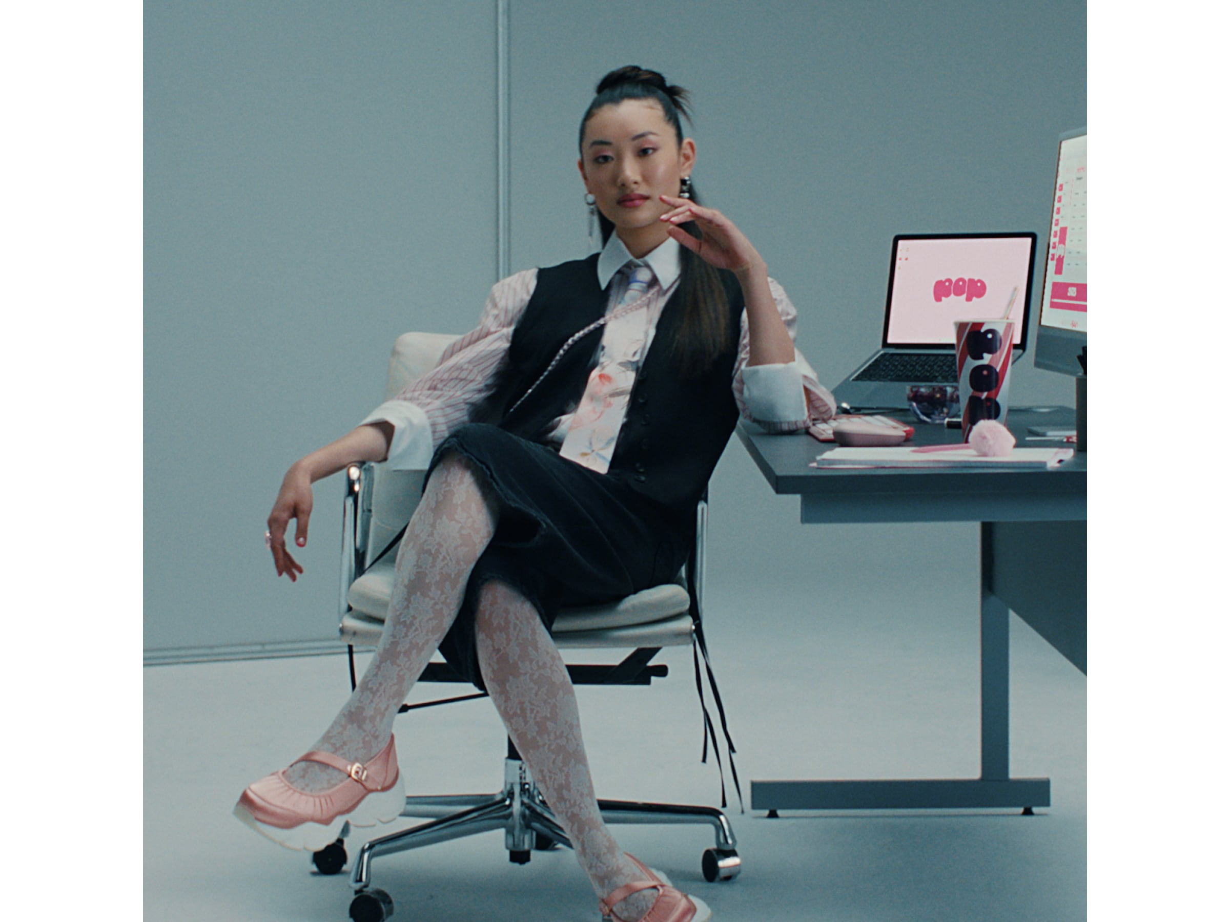 Logitech POP Icon Combo trådlös mus och tangentbord (graphite) Mus & tangentbord -combo-paket