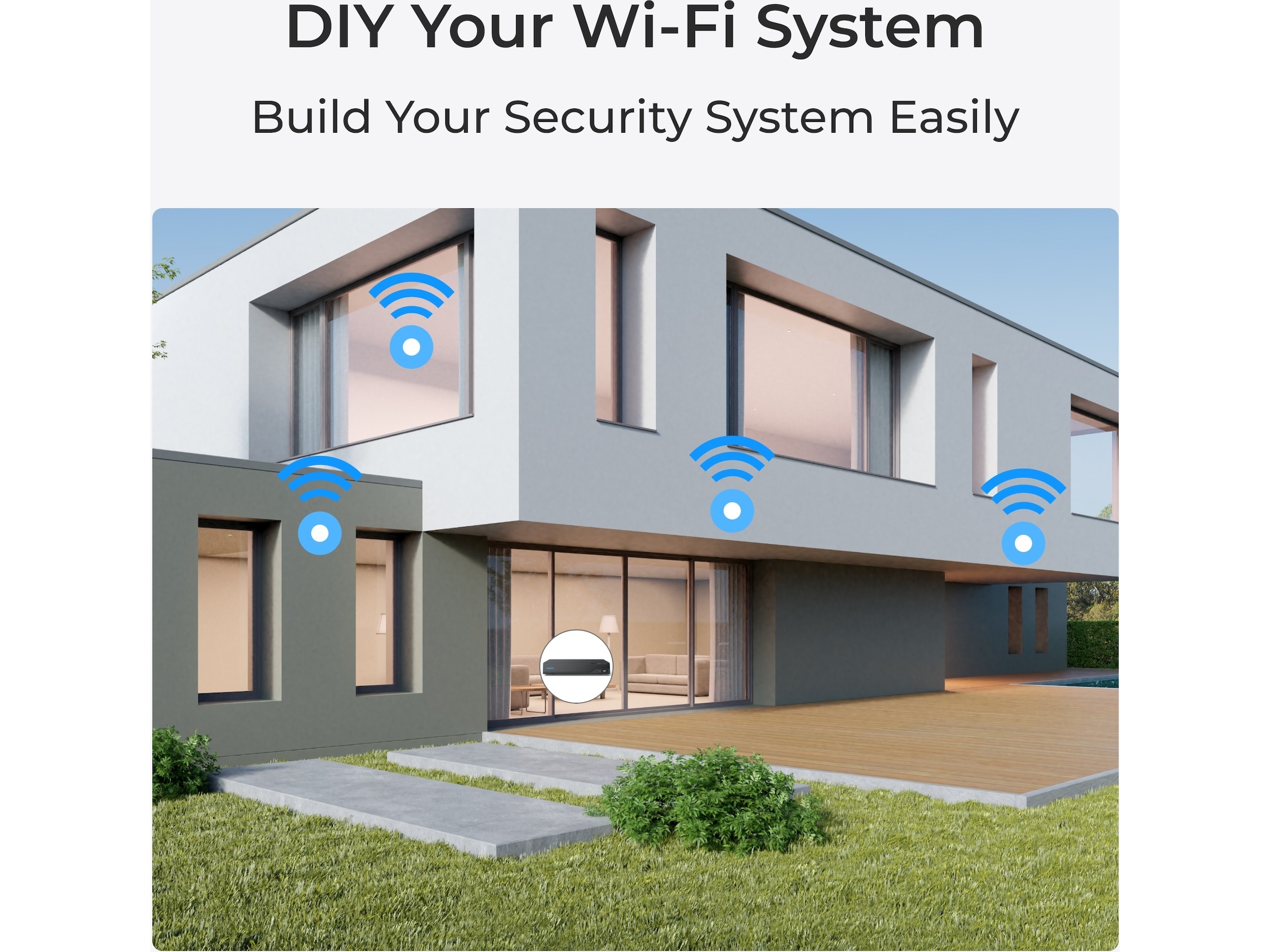 Reolink W320 WiFi övervakningskamera utomhus Övervakningskamera