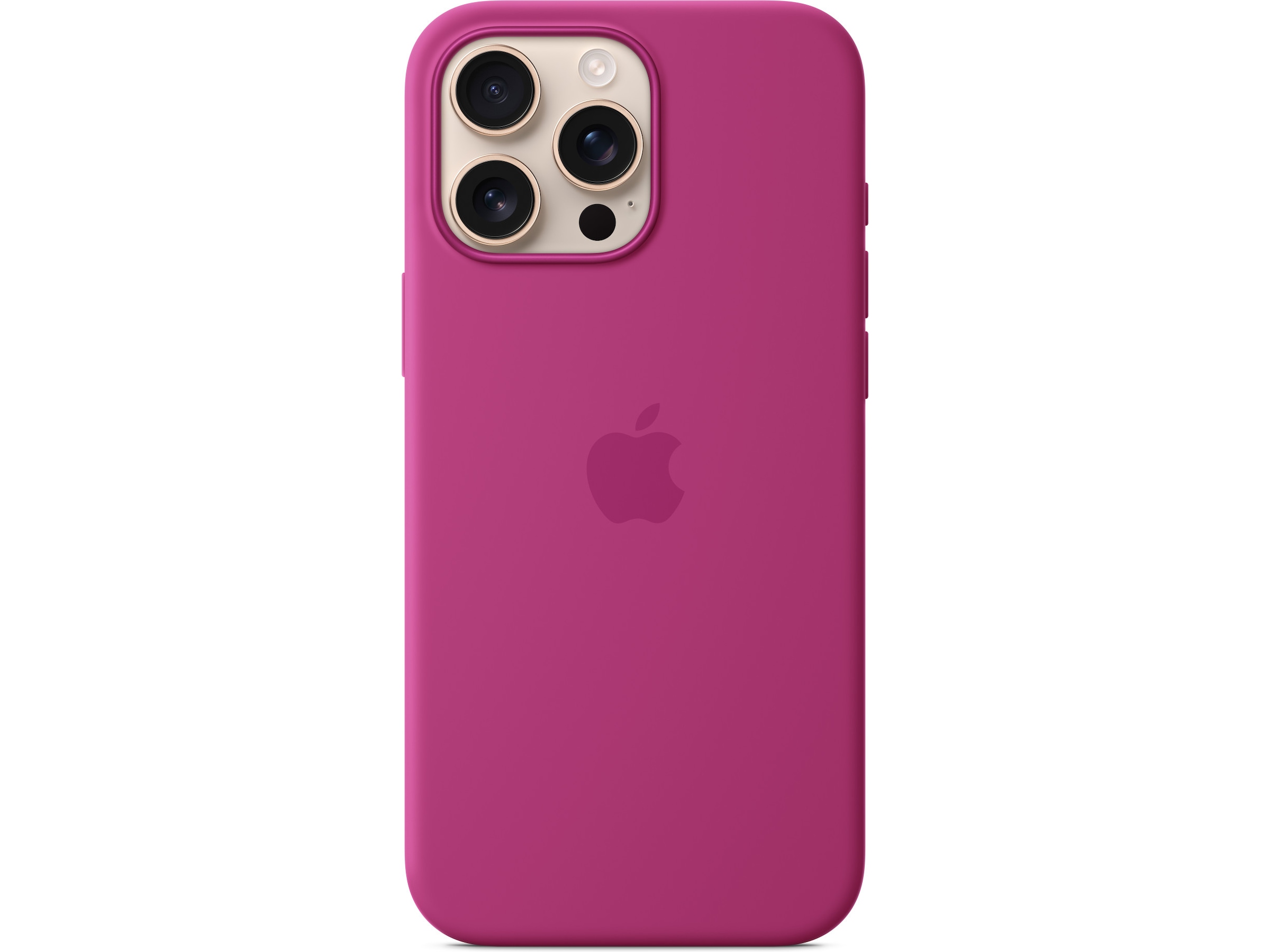 Apple iPhone 16 Pro Max Silikonskal (lila fuchsia) Mobilskal