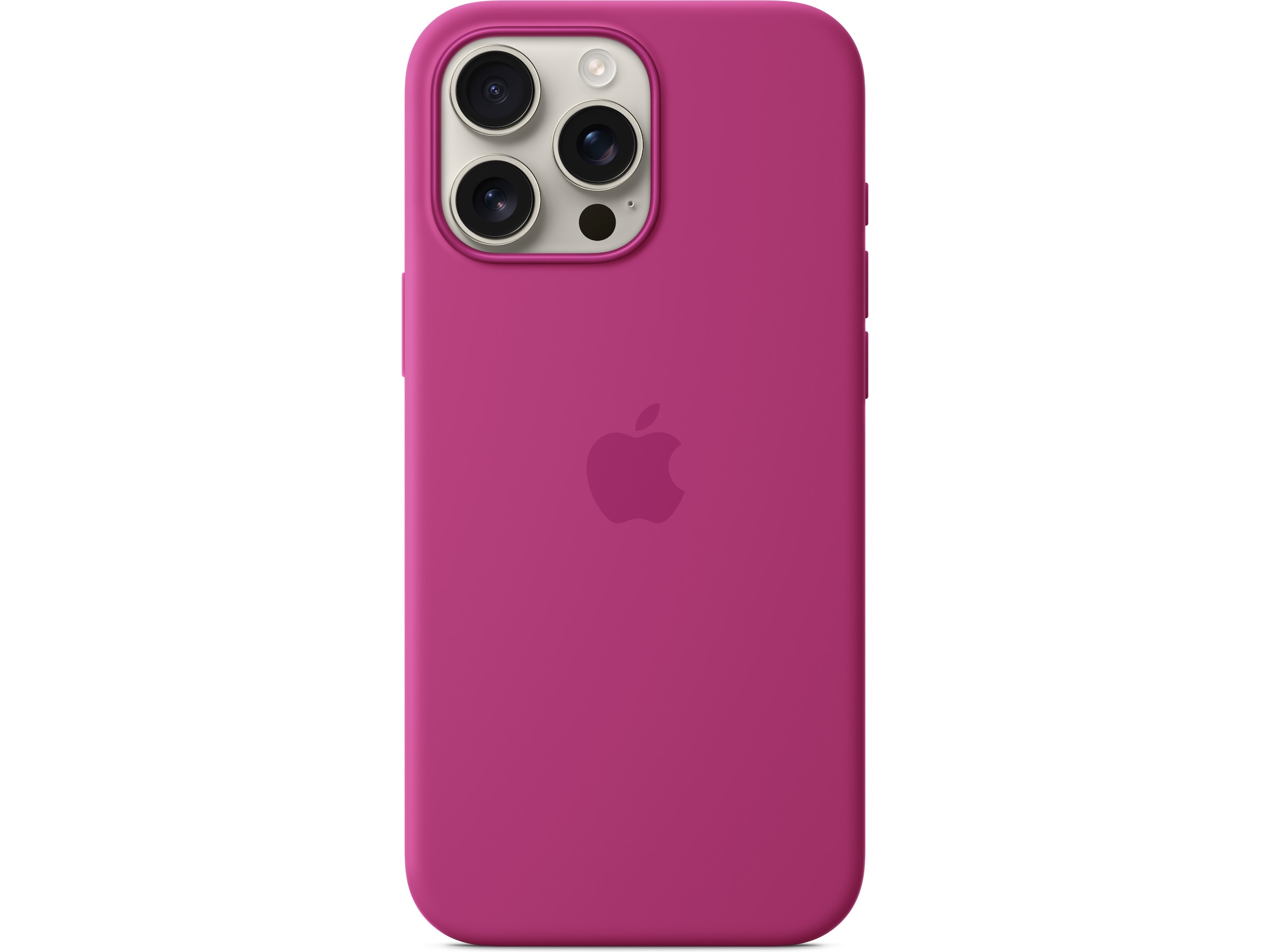 Apple iPhone 16 Pro Max Silikonskal (lila fuchsia) Mobilskal