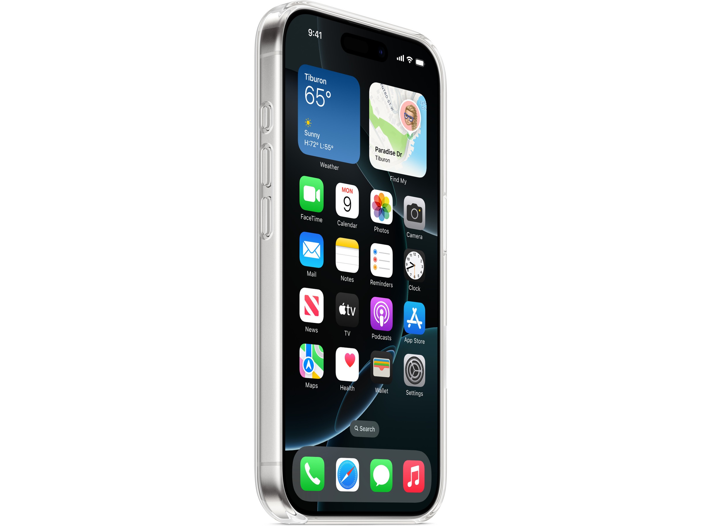 Apple iPhone 16 Pro Transparent Skal (transparent) Mobilskal